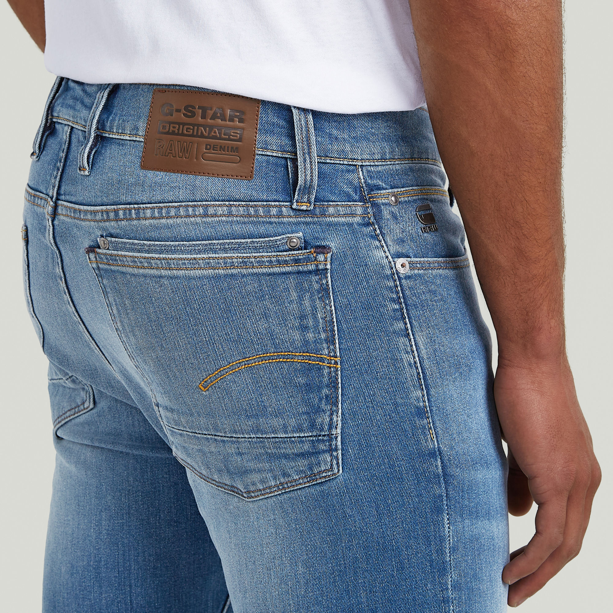 G-Star RAW Lancet Skinny Jeans Lichtblauw Heren