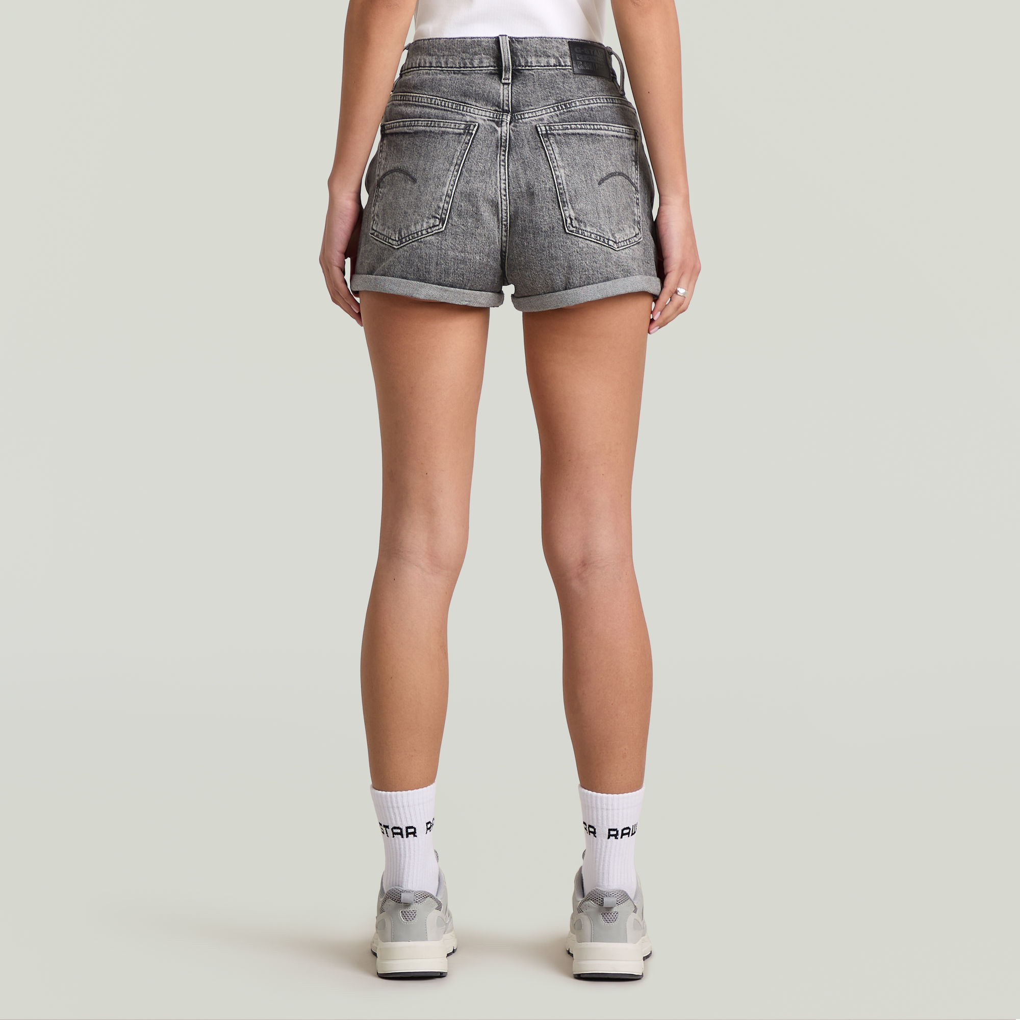 G-Star RAW Tedie Ultra High Short Grijs Dames