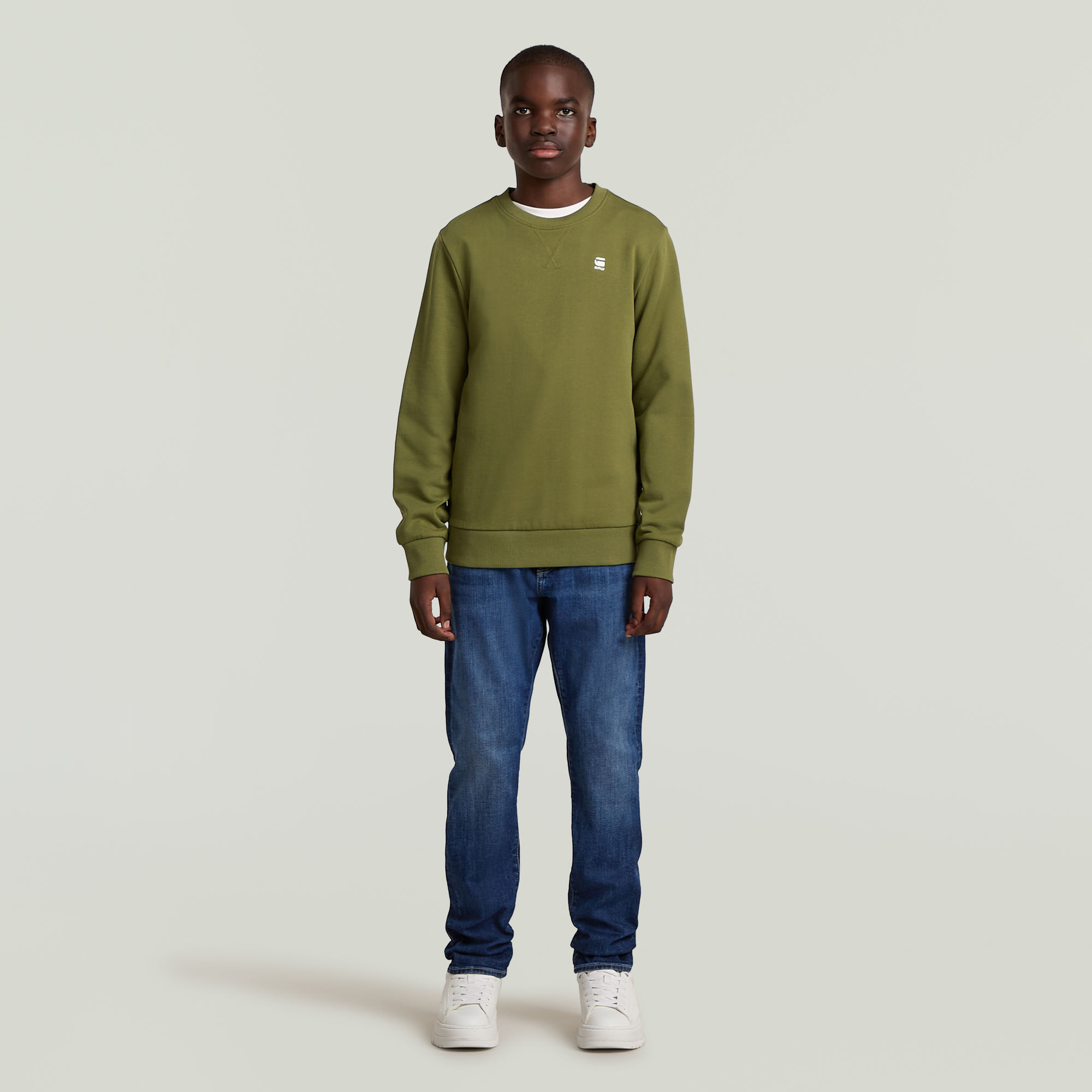 G-Star RAW Sweater Jongens Groen jongens