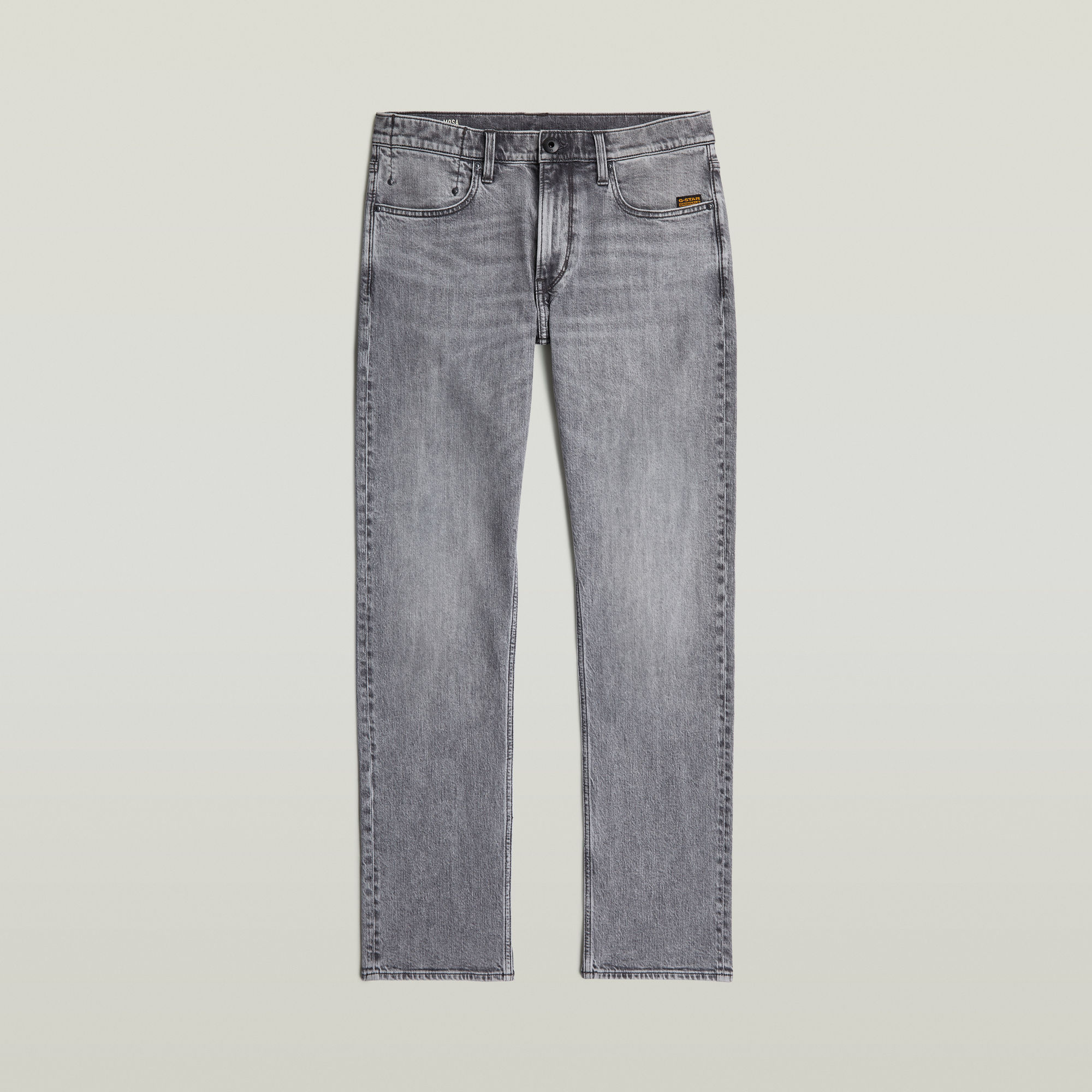 Thumbnail - Mosa Straight Jeans - Grau - Herren