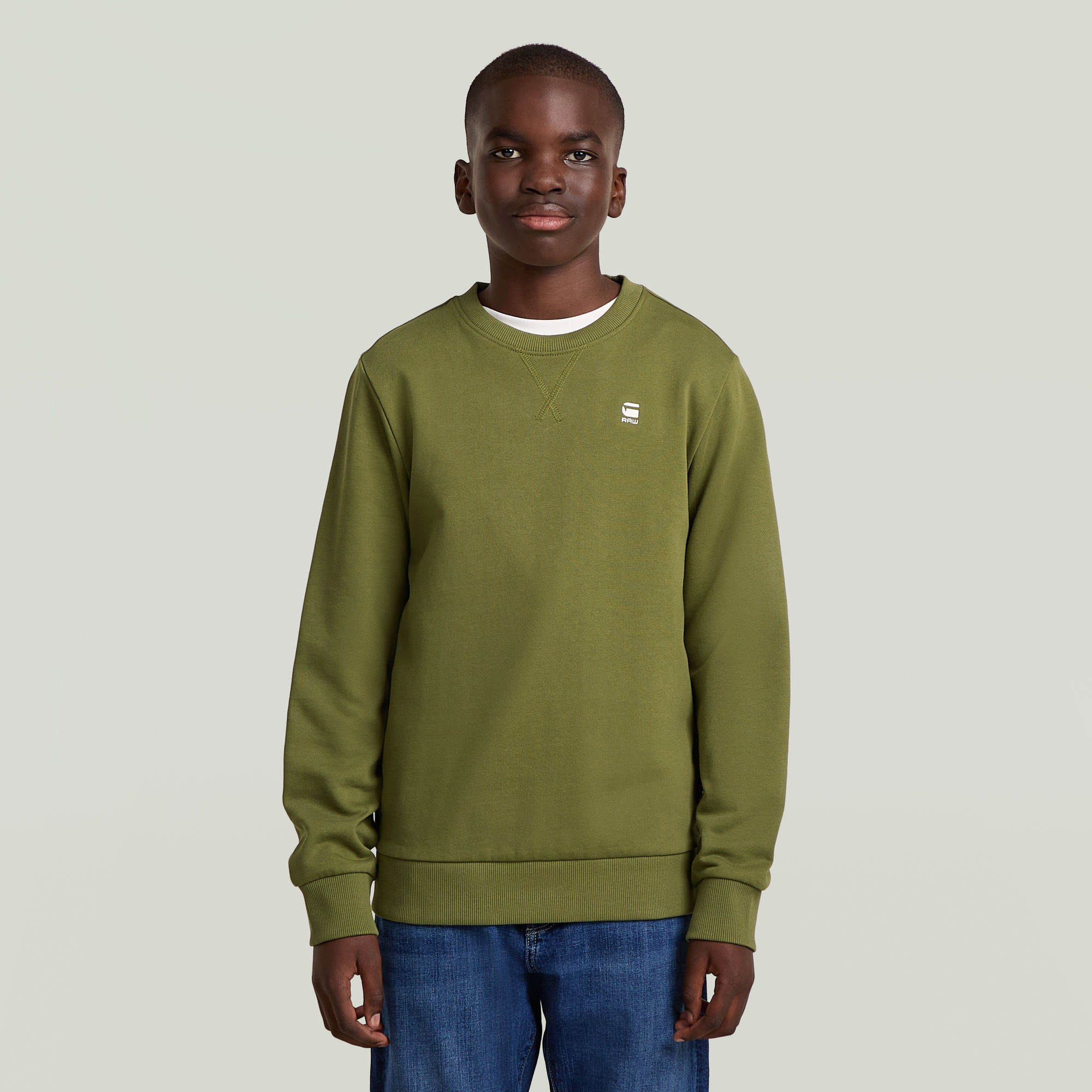 G-Star RAW Sweater Jongens Groen jongens