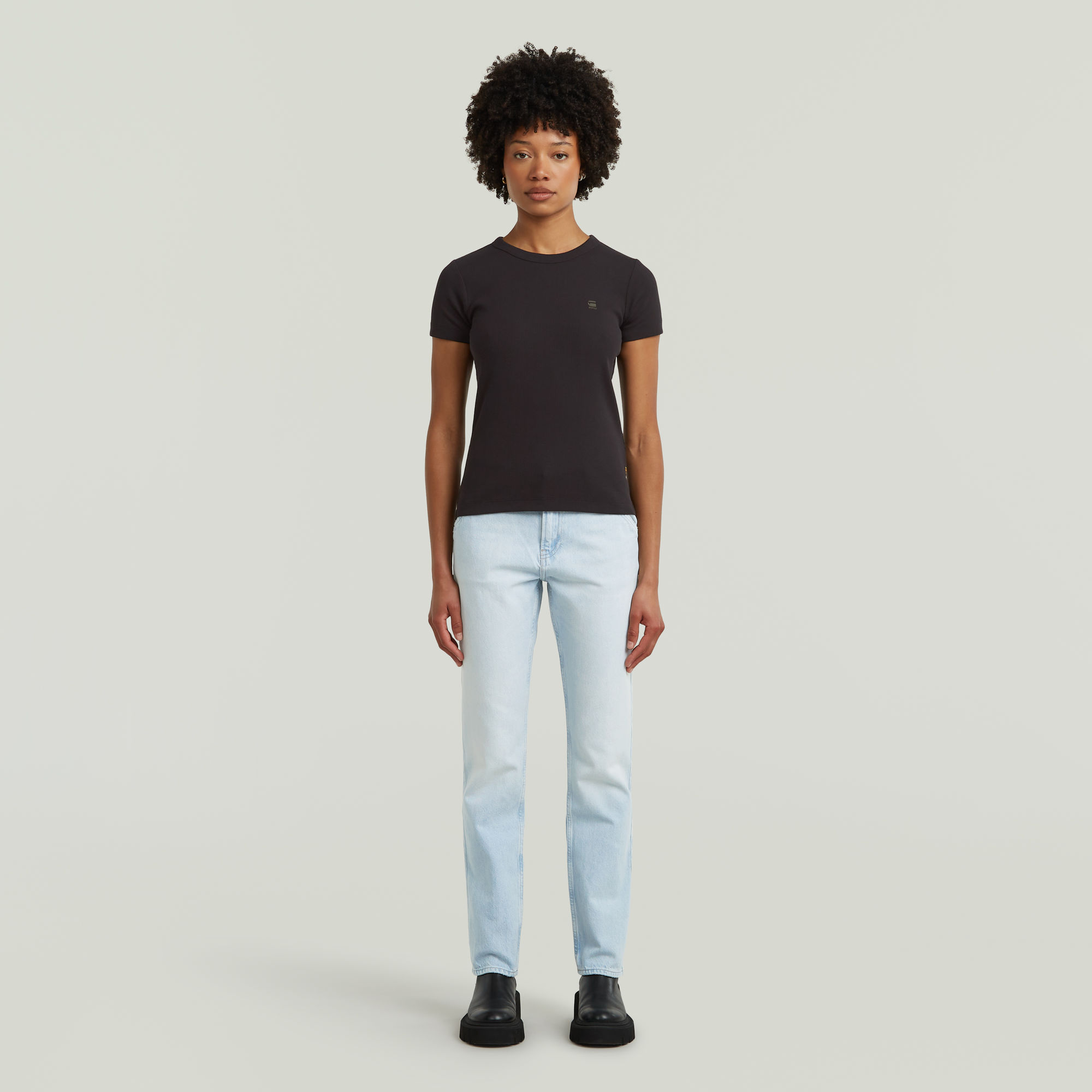G-Star RAW G-Mid Slim Jeans Lichtblauw Dames