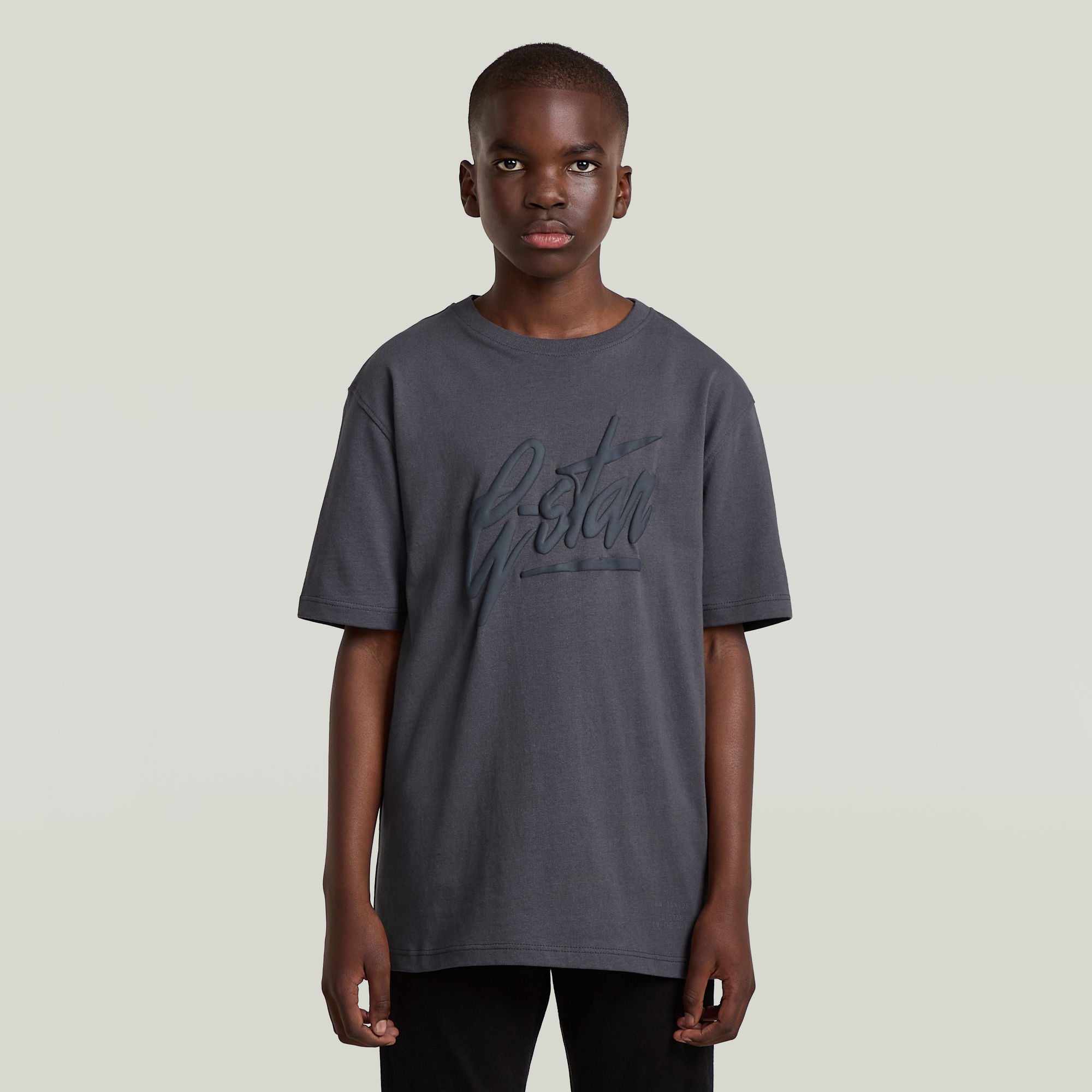 Boys T-Shirt Loose - Grau - jungen
