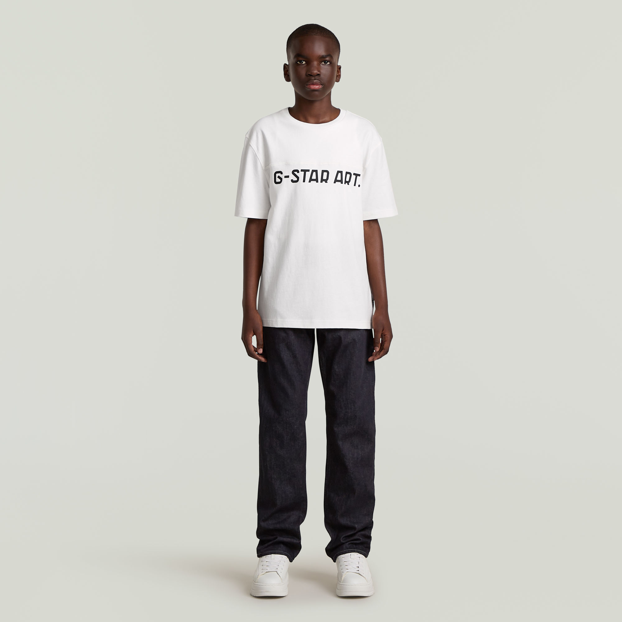Thumbnail - Boys Mosa Straight Jeans - Dunkelblau - jungen