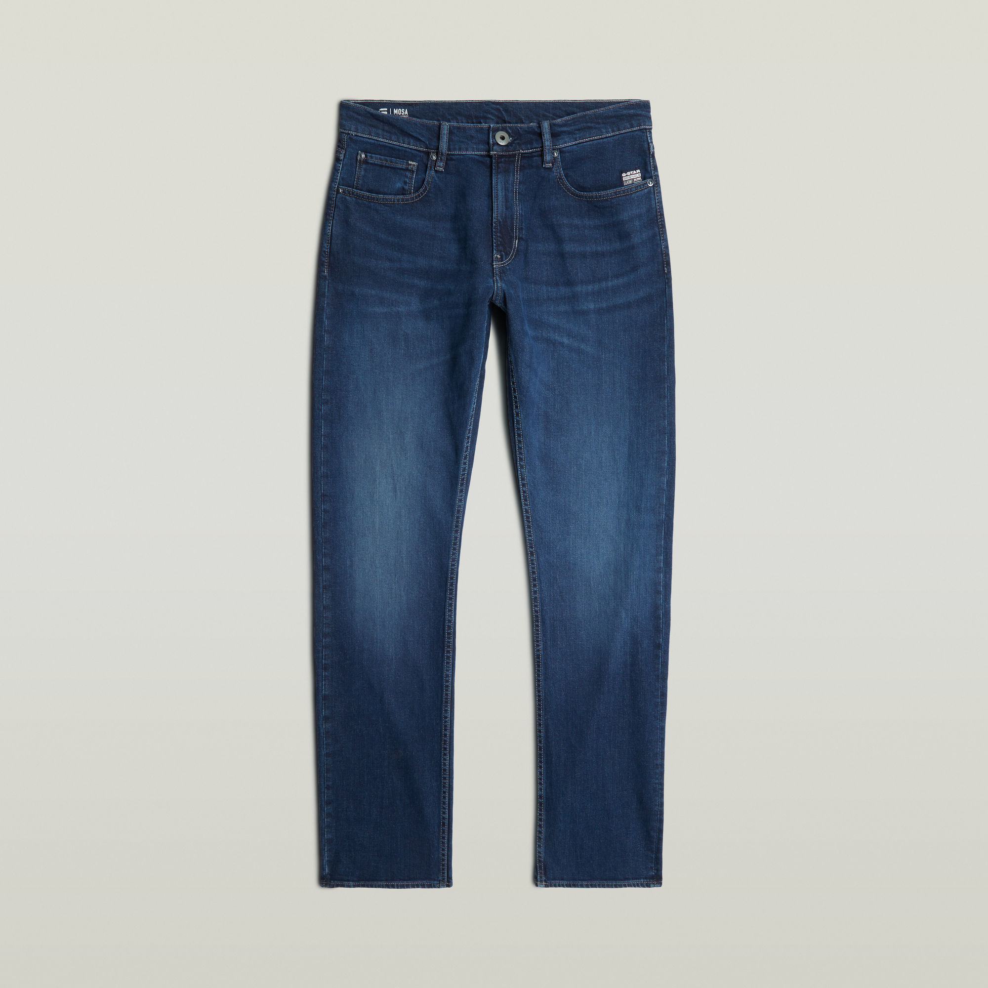 G-Star RAW Mosa Straight Jeans Donkerblauw Heren