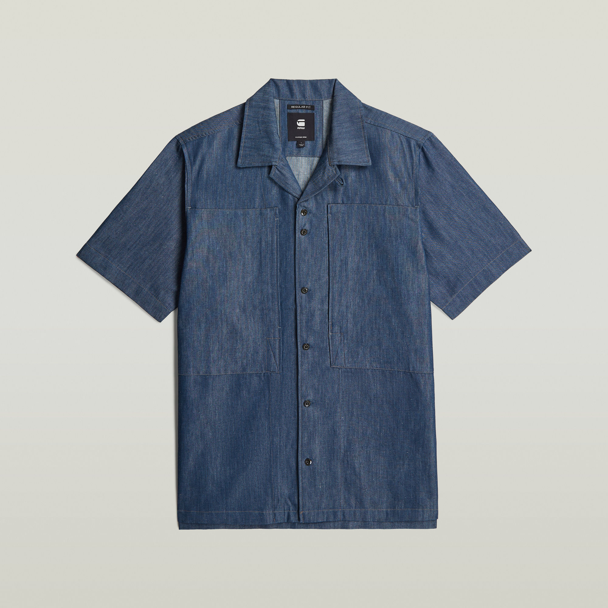 G-Star RAW Workwear Resort Regular Overhemd Donkerblauw Heren