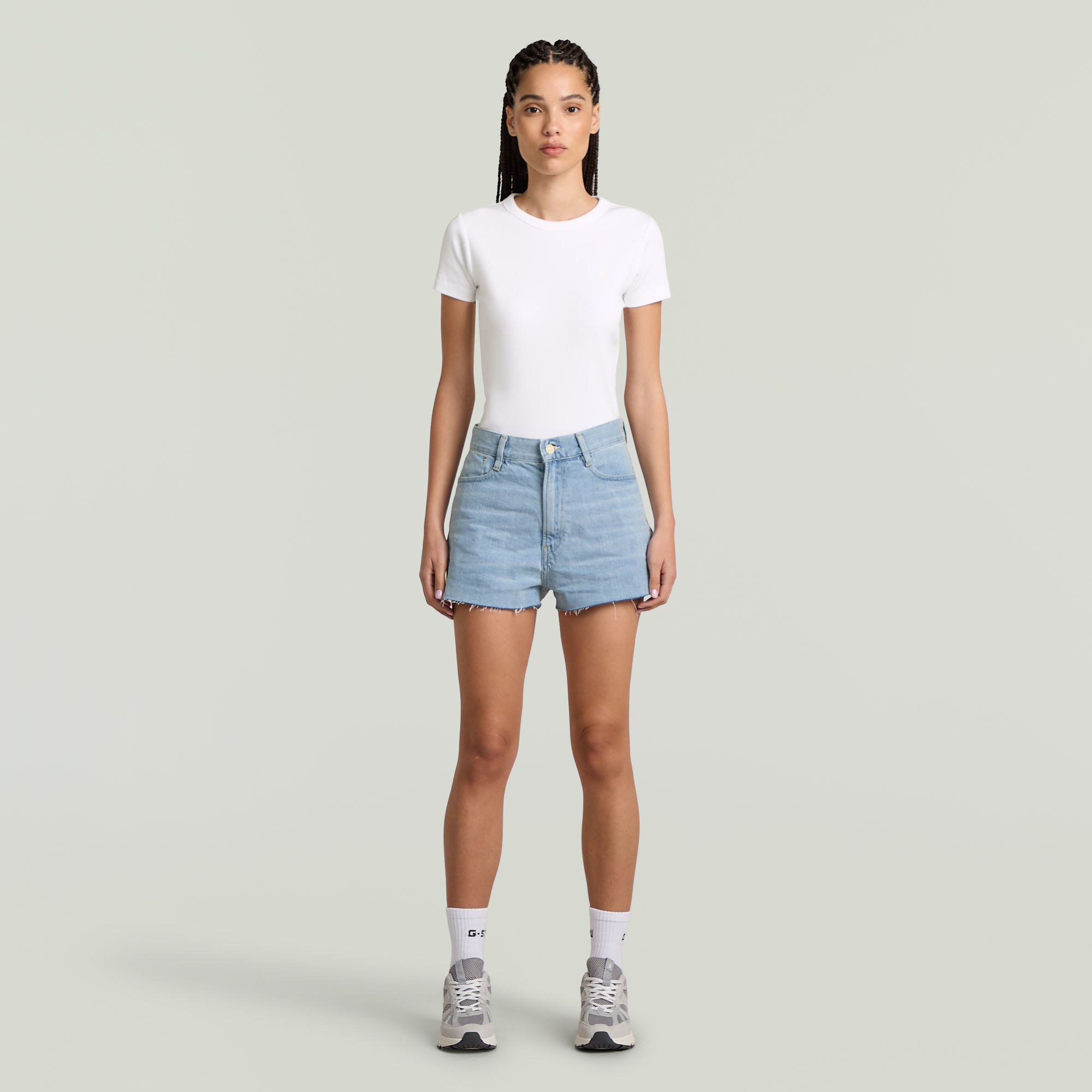 Thumbnail - Type 89 Shorts Cut - Hellblau - Damen