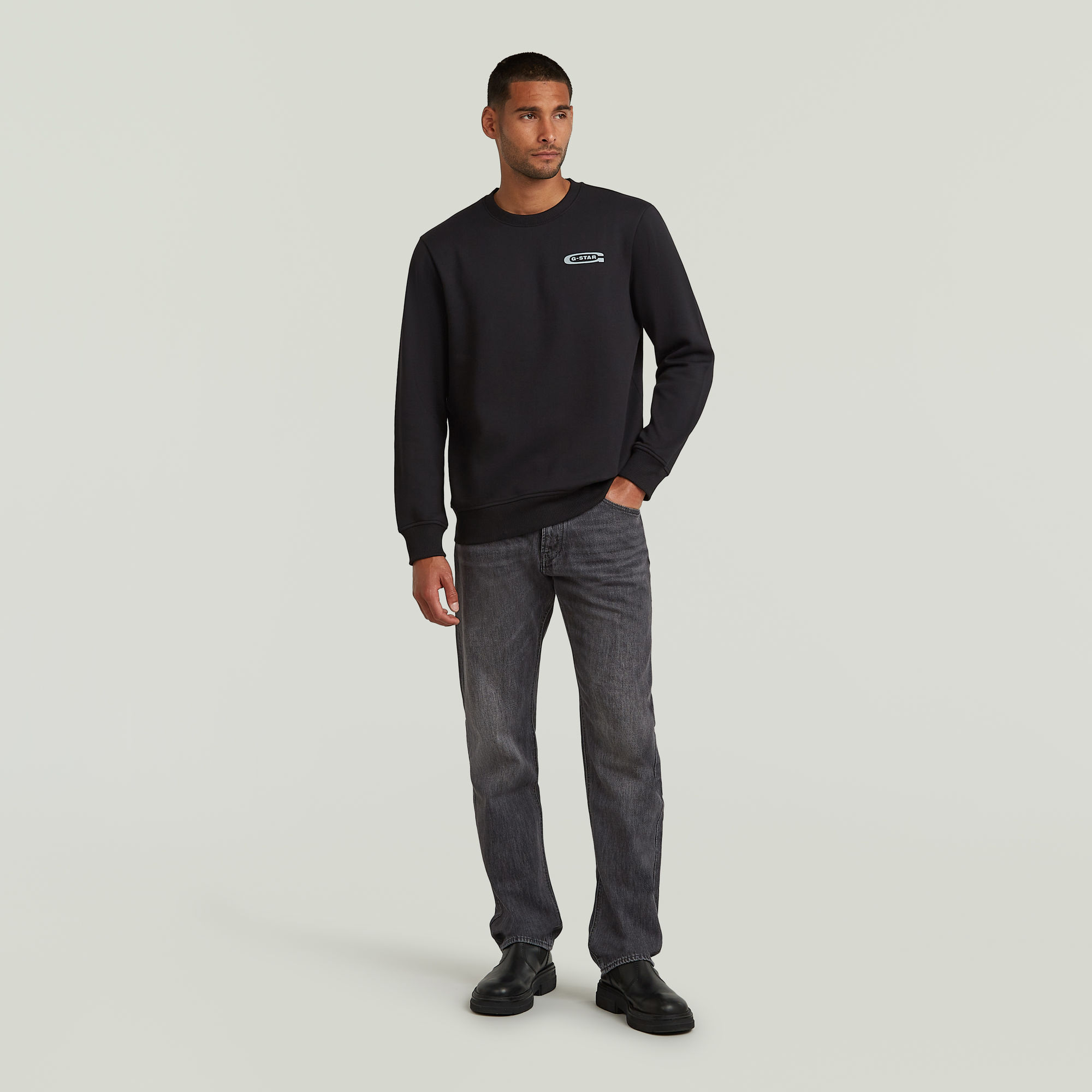 G-Star RAW Old Skool Sweater Zwart Heren