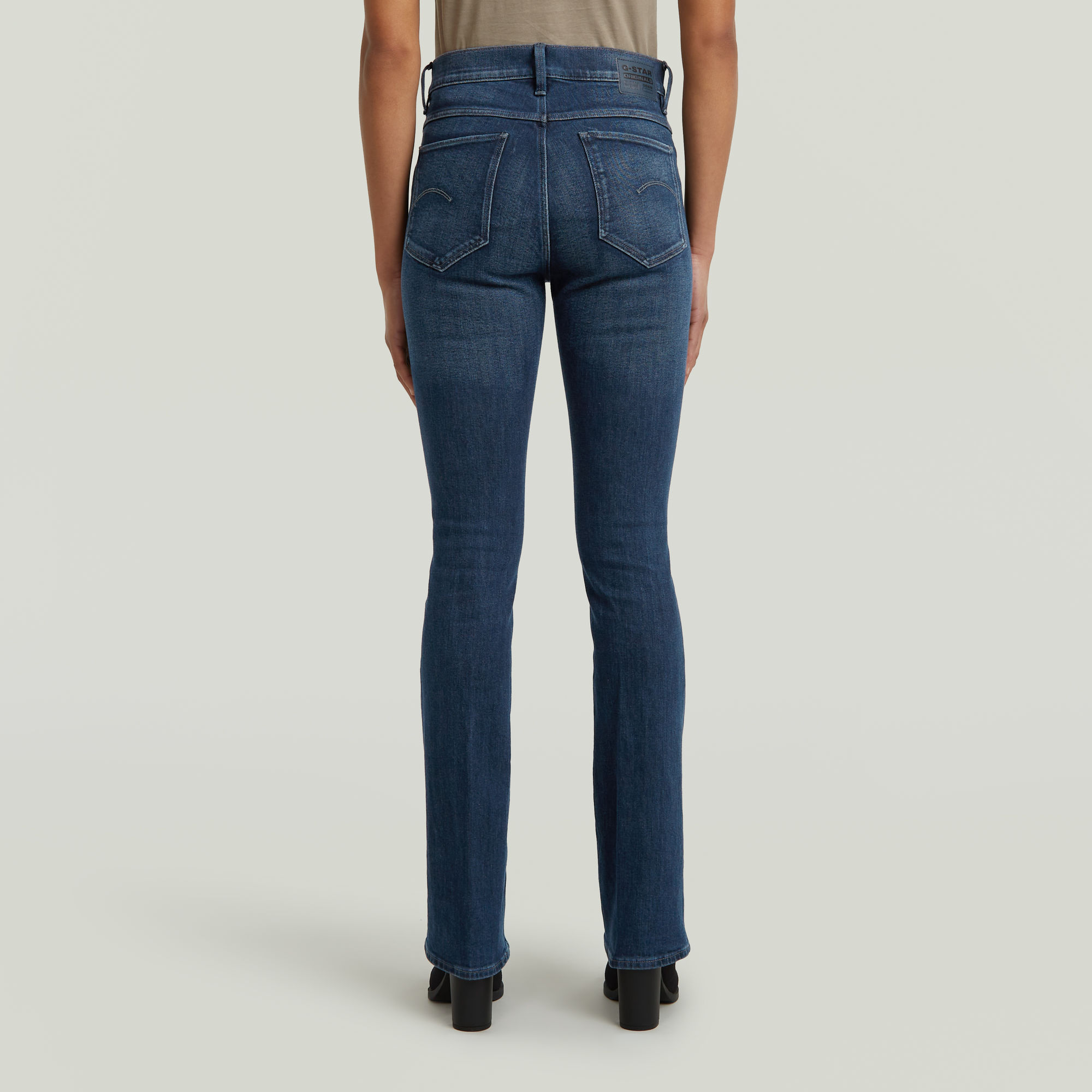 G-Star RAW Noxer Bootcut Jeans Donkerblauw Dames