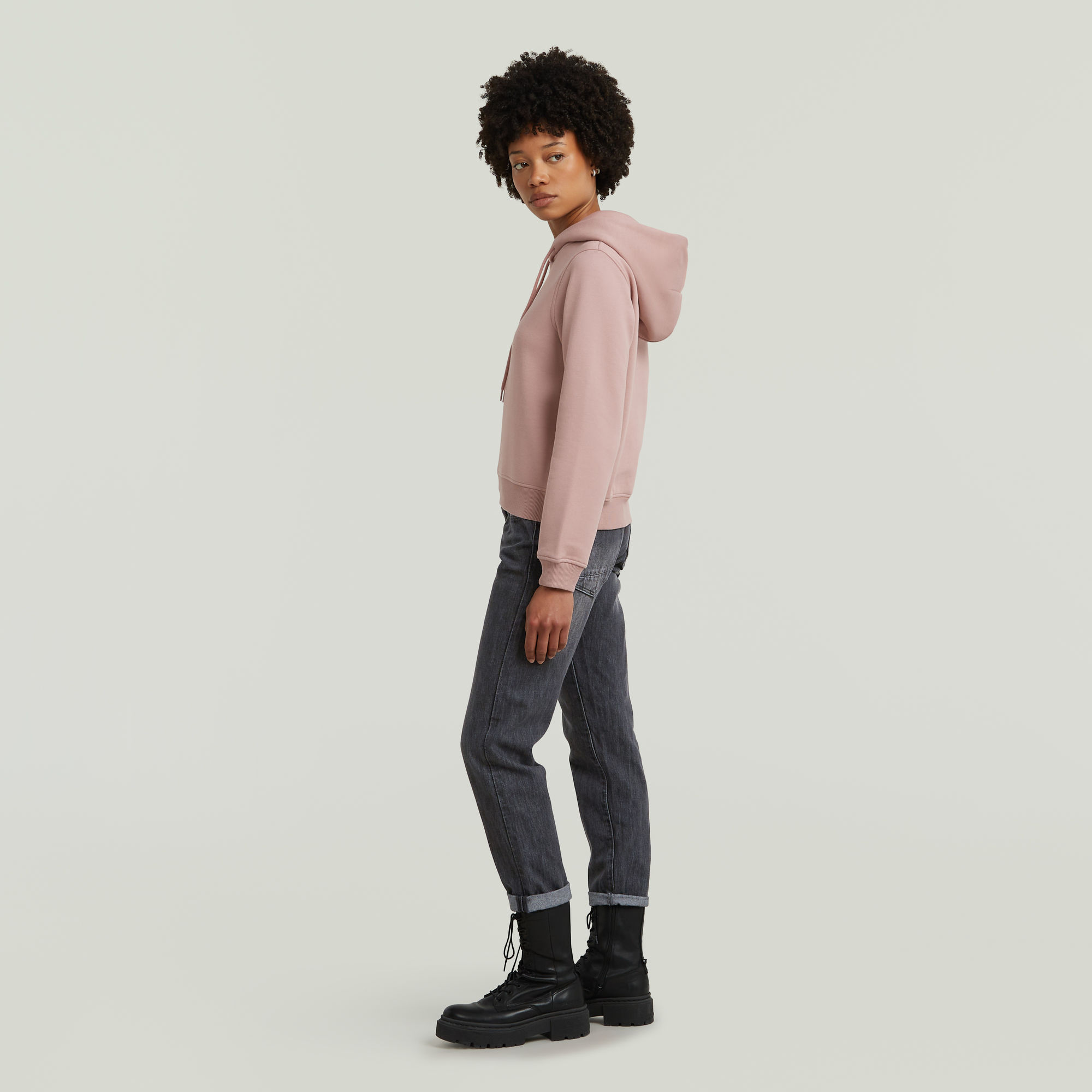 G-Star RAW Hoodie Roze Dames