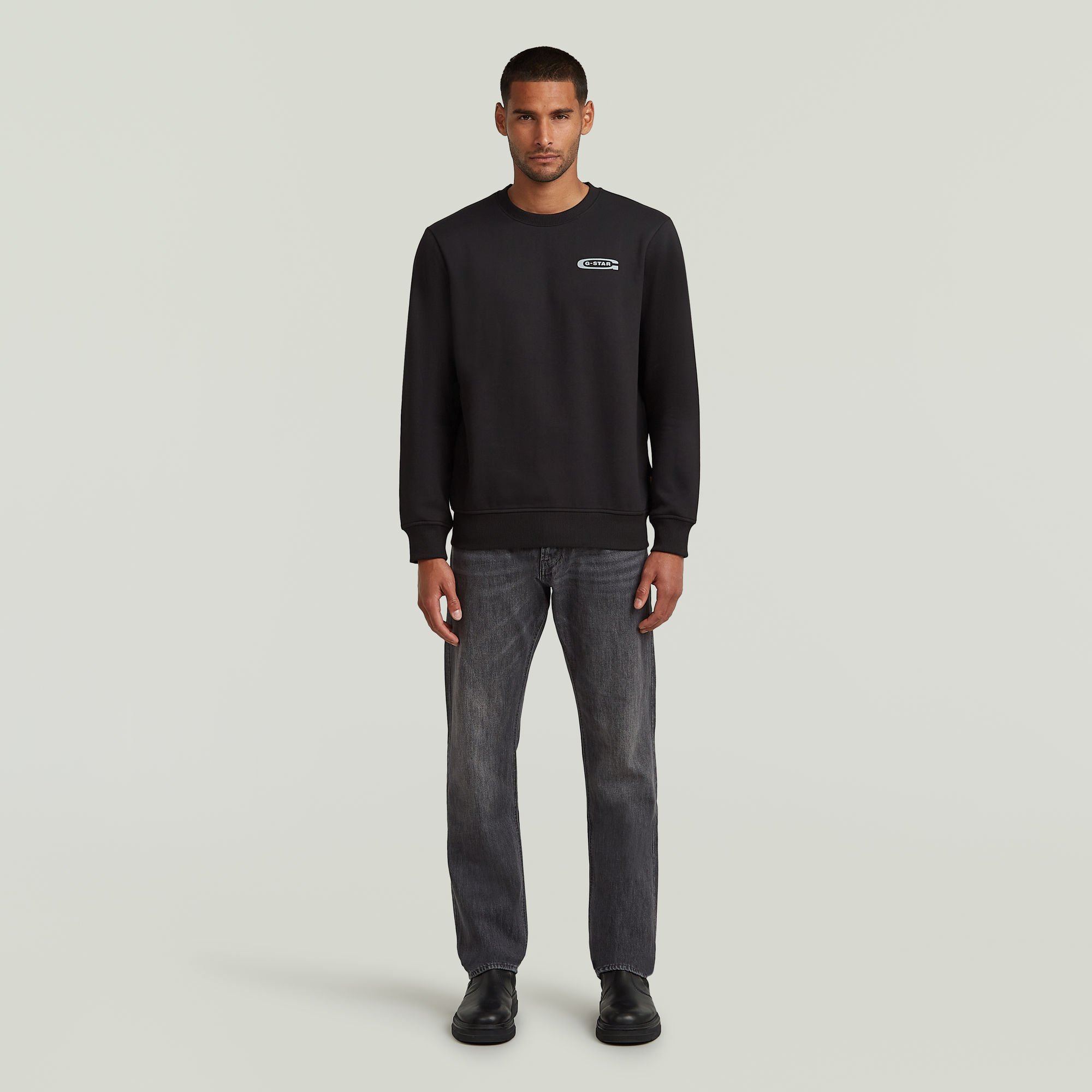 G-Star RAW Old Skool Sweater Zwart Heren