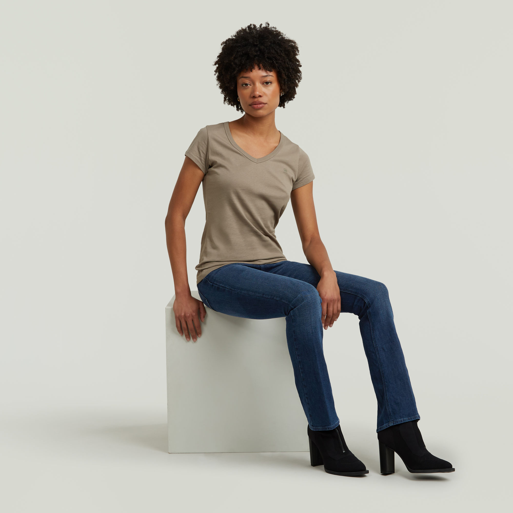 G-Star RAW Noxer Bootcut Jeans Donkerblauw Dames