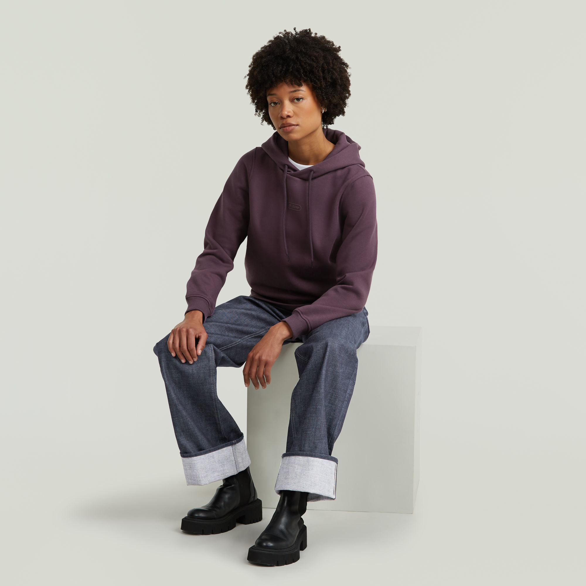 G-Star RAW Hoodie Paars Dames