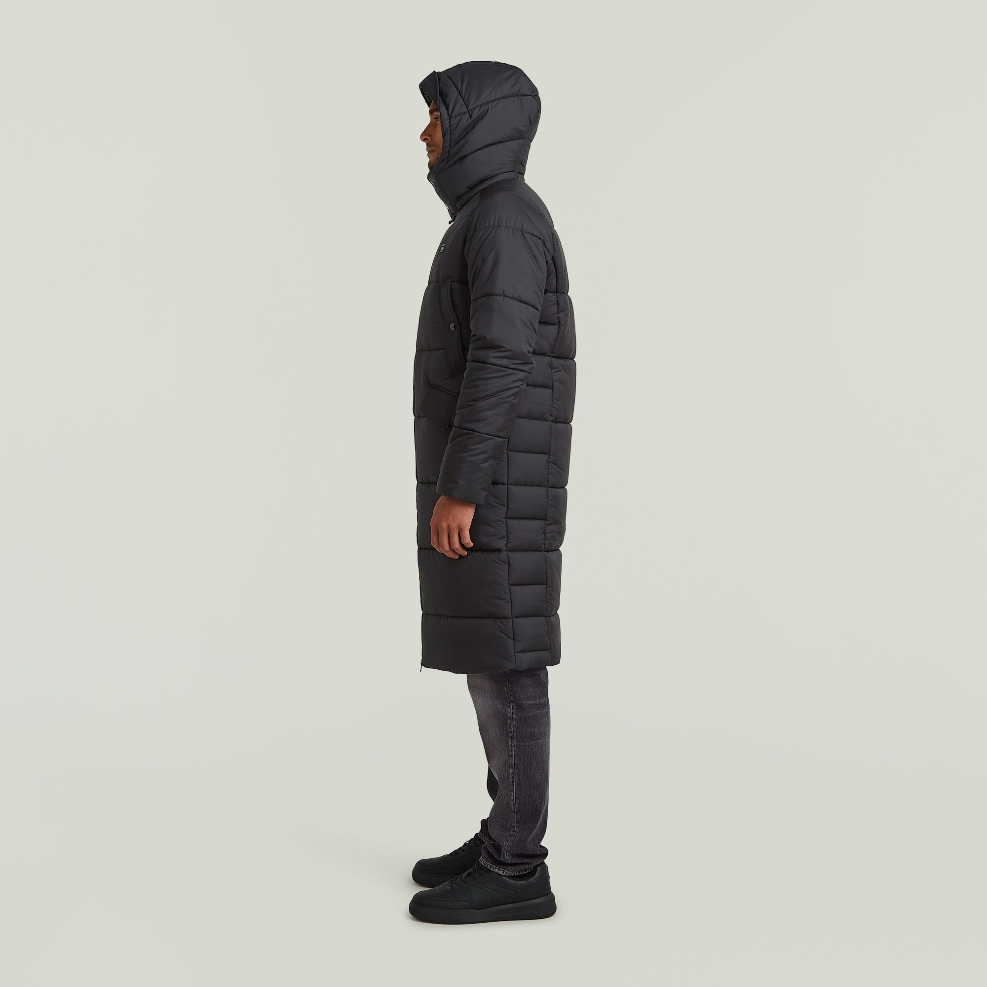 G-Star RAW Long Padded Winterjack Zwart Heren