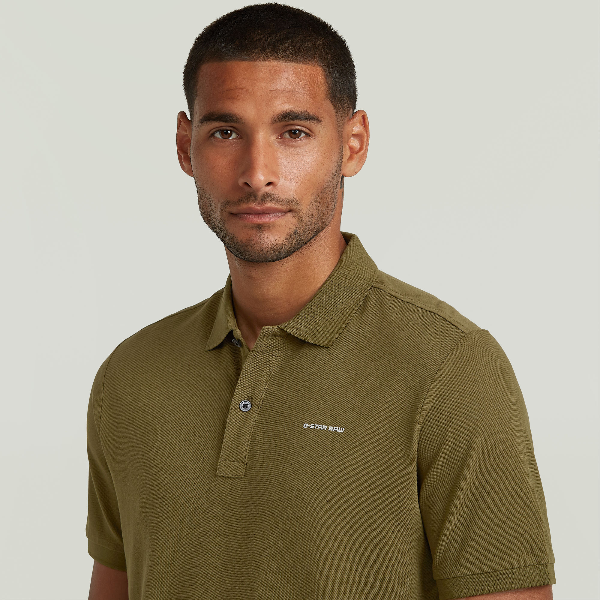 G-Star RAW Oluv Slim Polo Groen Heren
