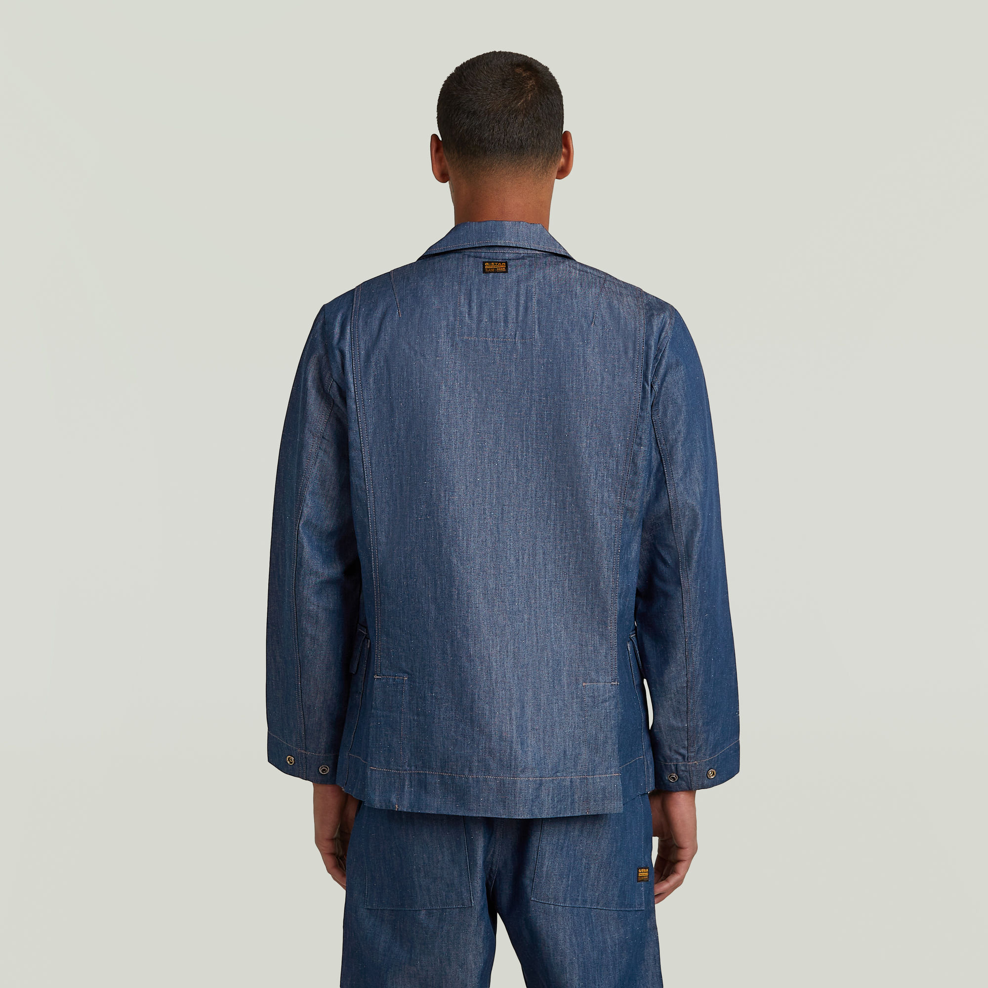 G-Star RAW 4 Pocket Overshirt Donkerblauw Heren