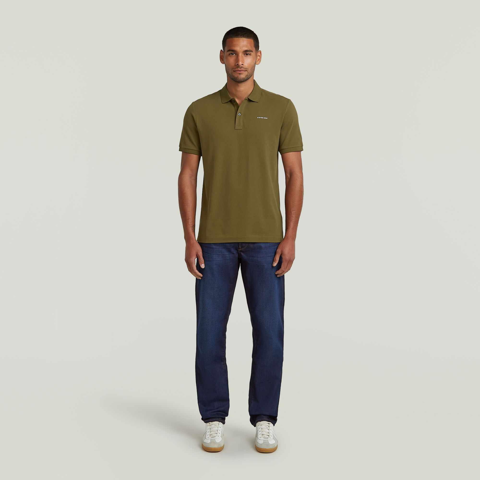 G-Star RAW Oluv Slim Polo Groen Heren