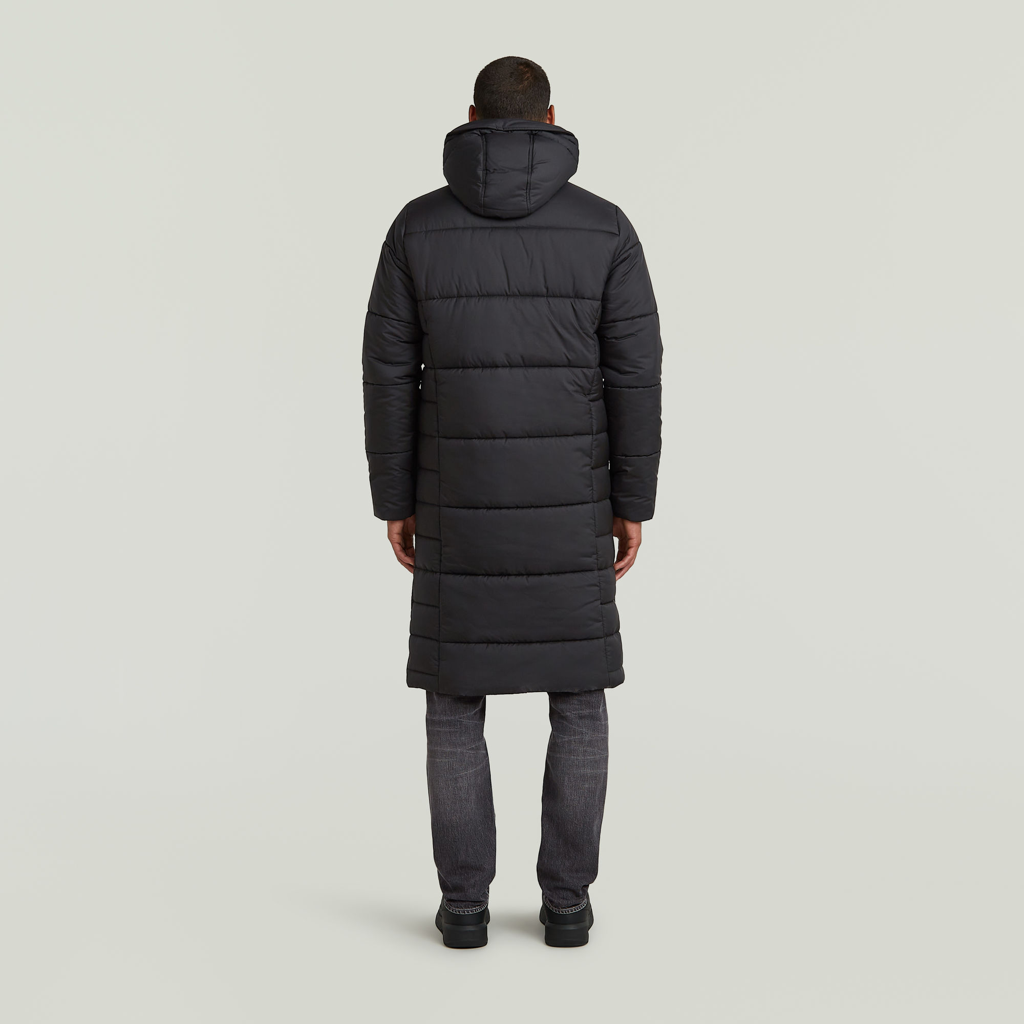 G-Star RAW Long Padded Winterjack Zwart Heren