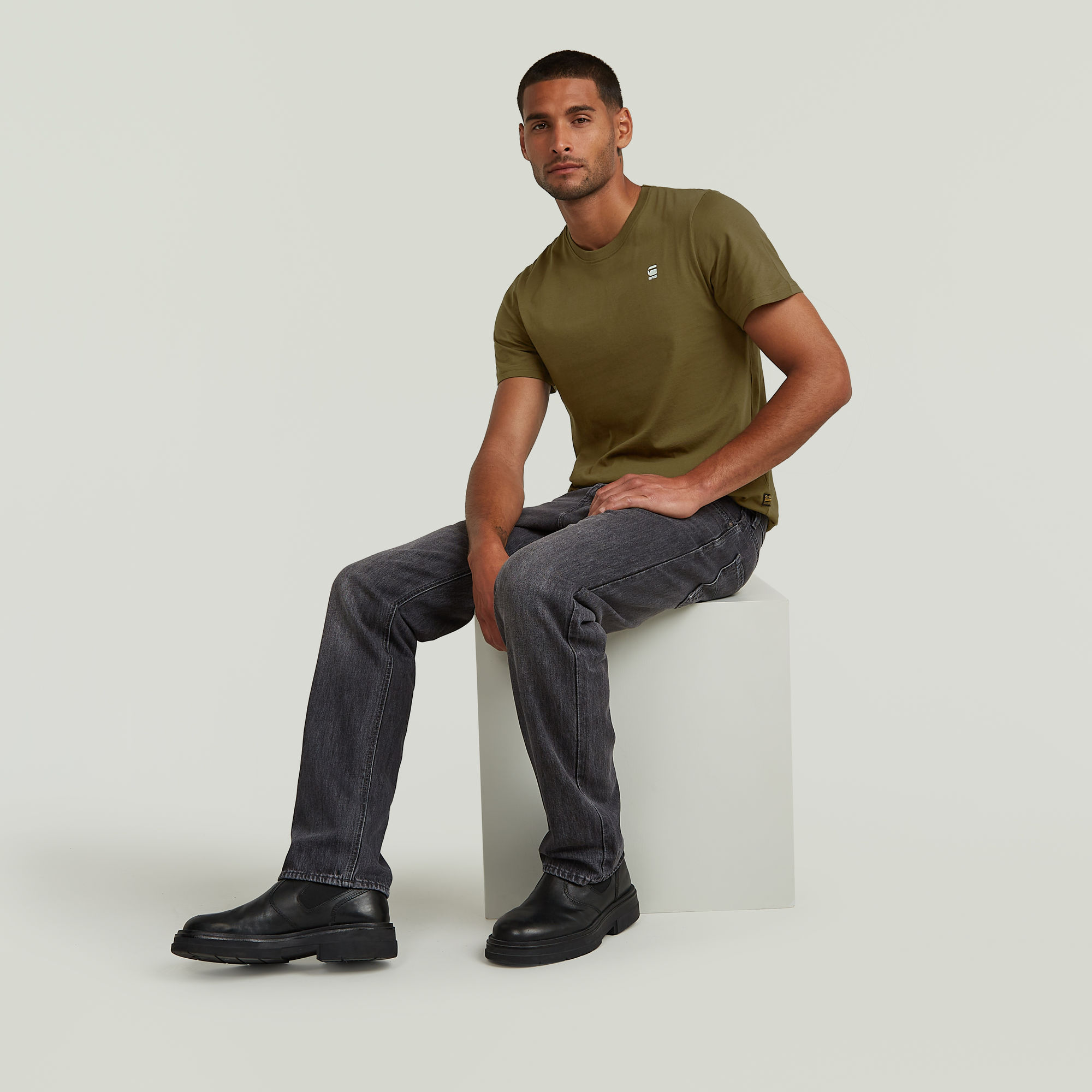 G-Star RAW Graw Slim T-Shirt Groen Heren