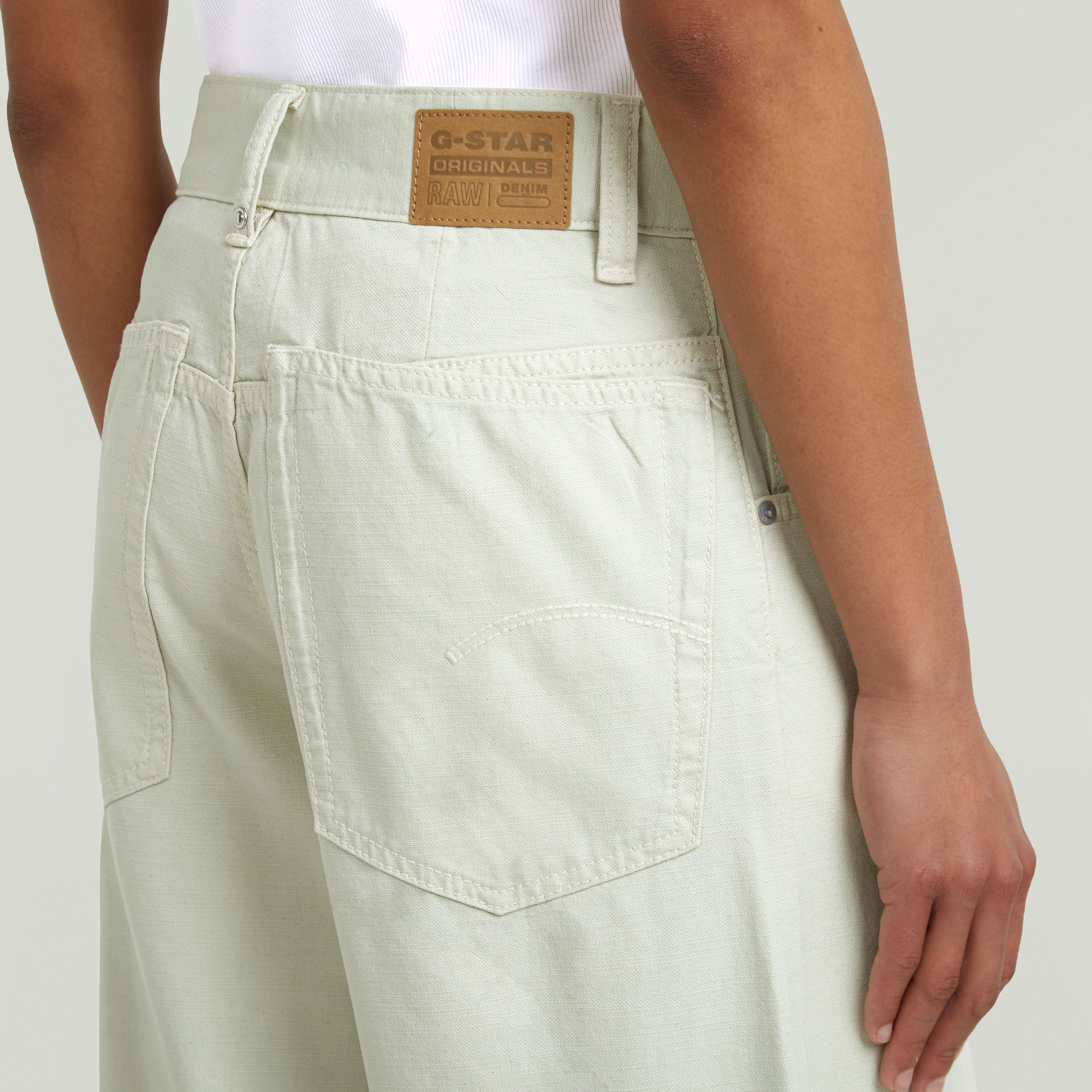 G-Star RAW Skater High Loose Jeans Groen Dames