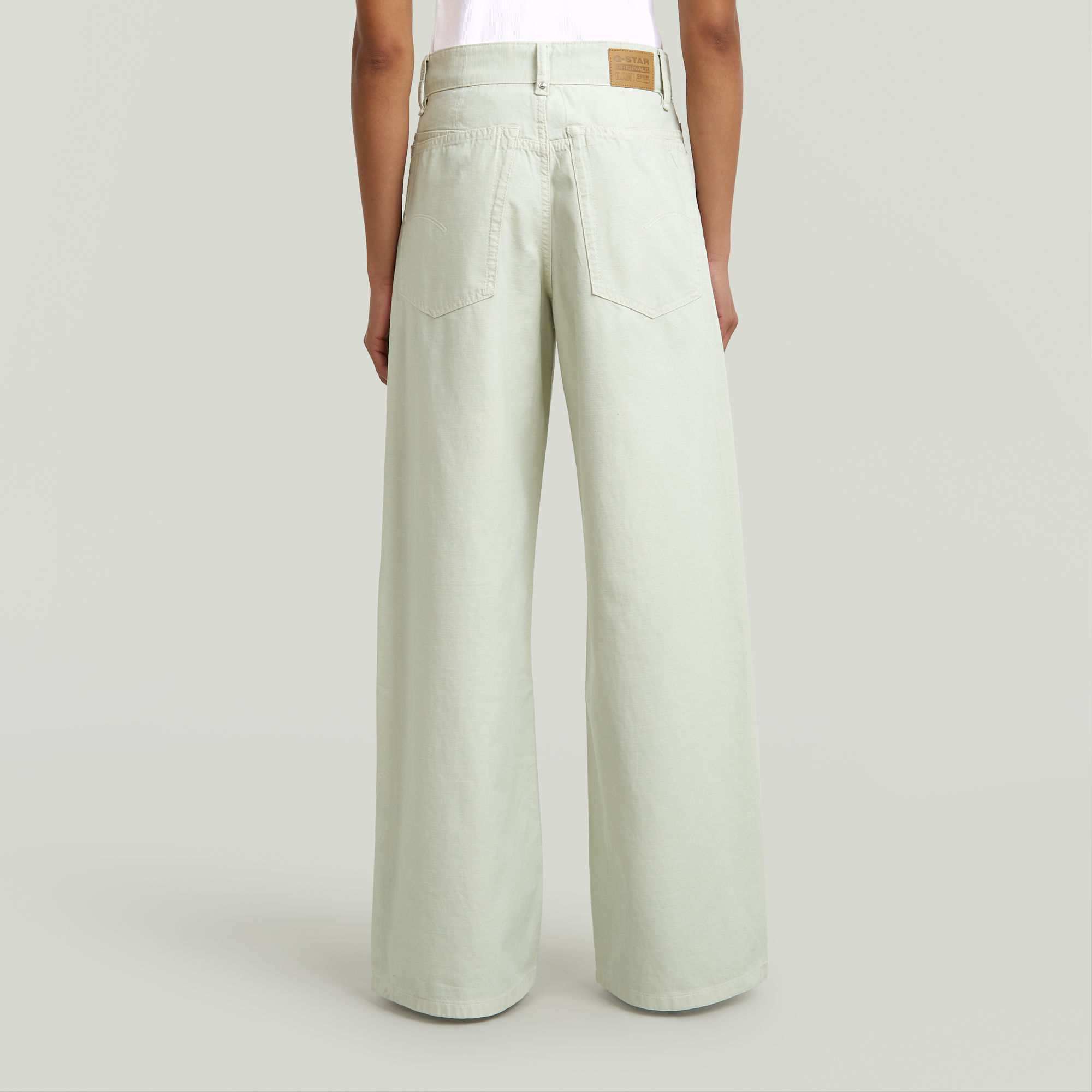 G-Star RAW Skater High Loose Jeans Groen Dames