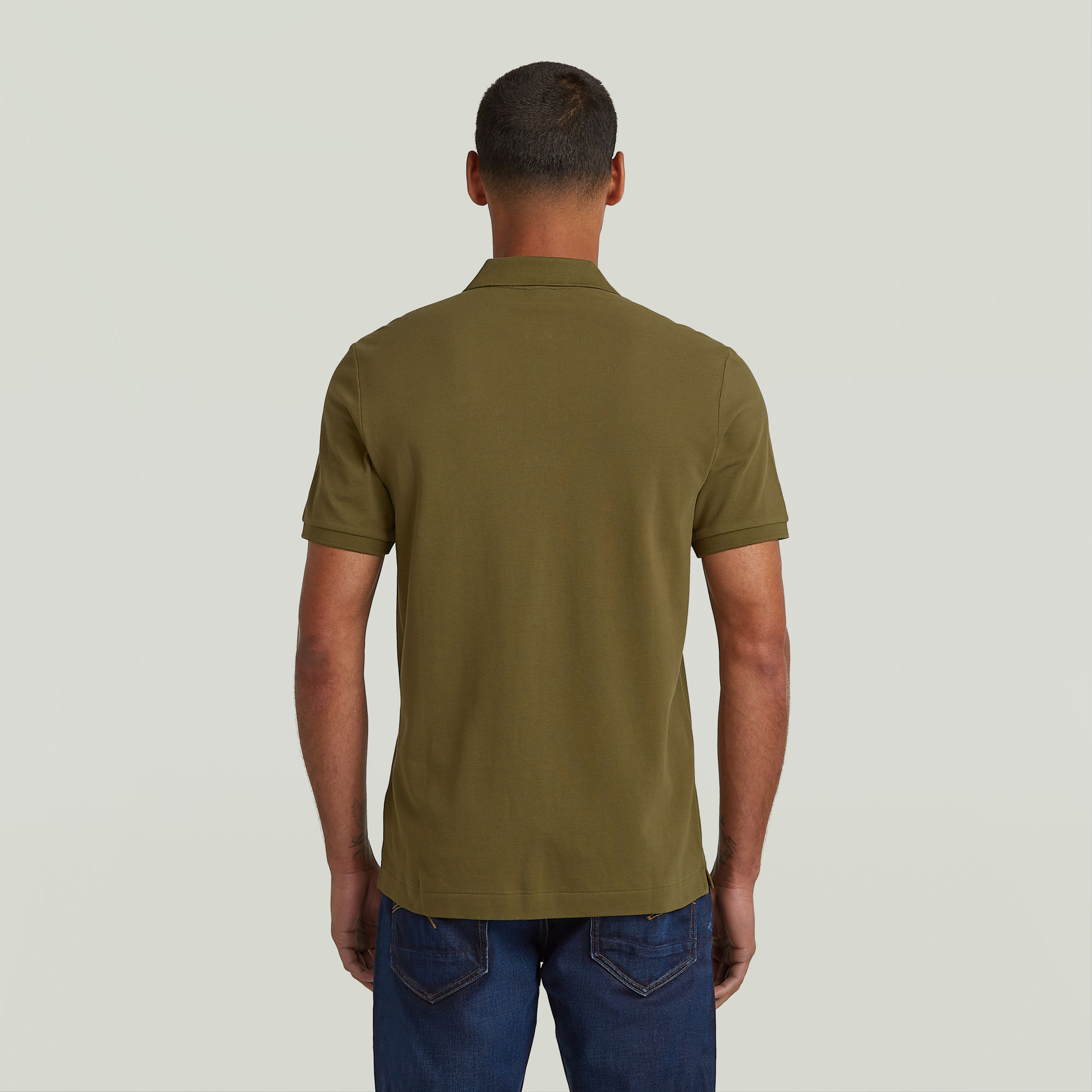 G-Star RAW Oluv Slim Polo Groen Heren