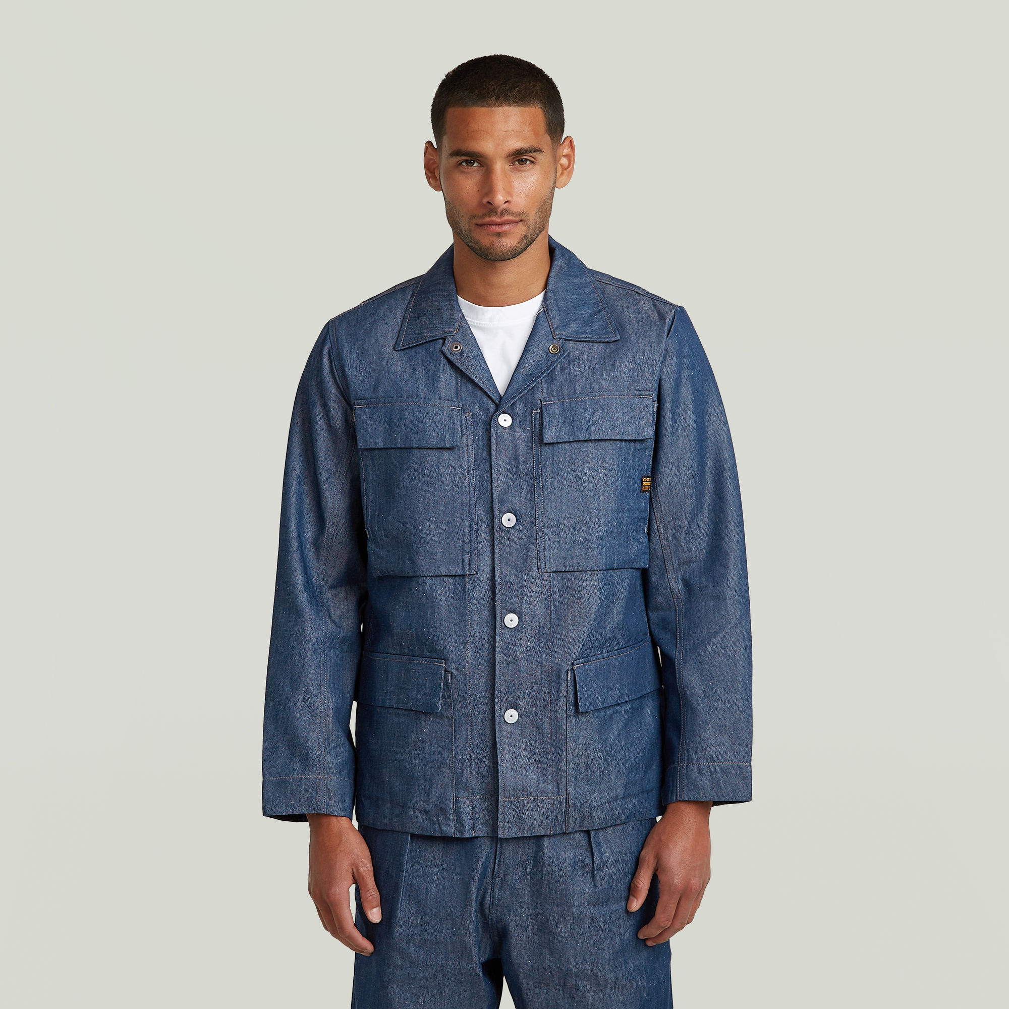 

4 Pocket Overshirt - Dark blue - Men
