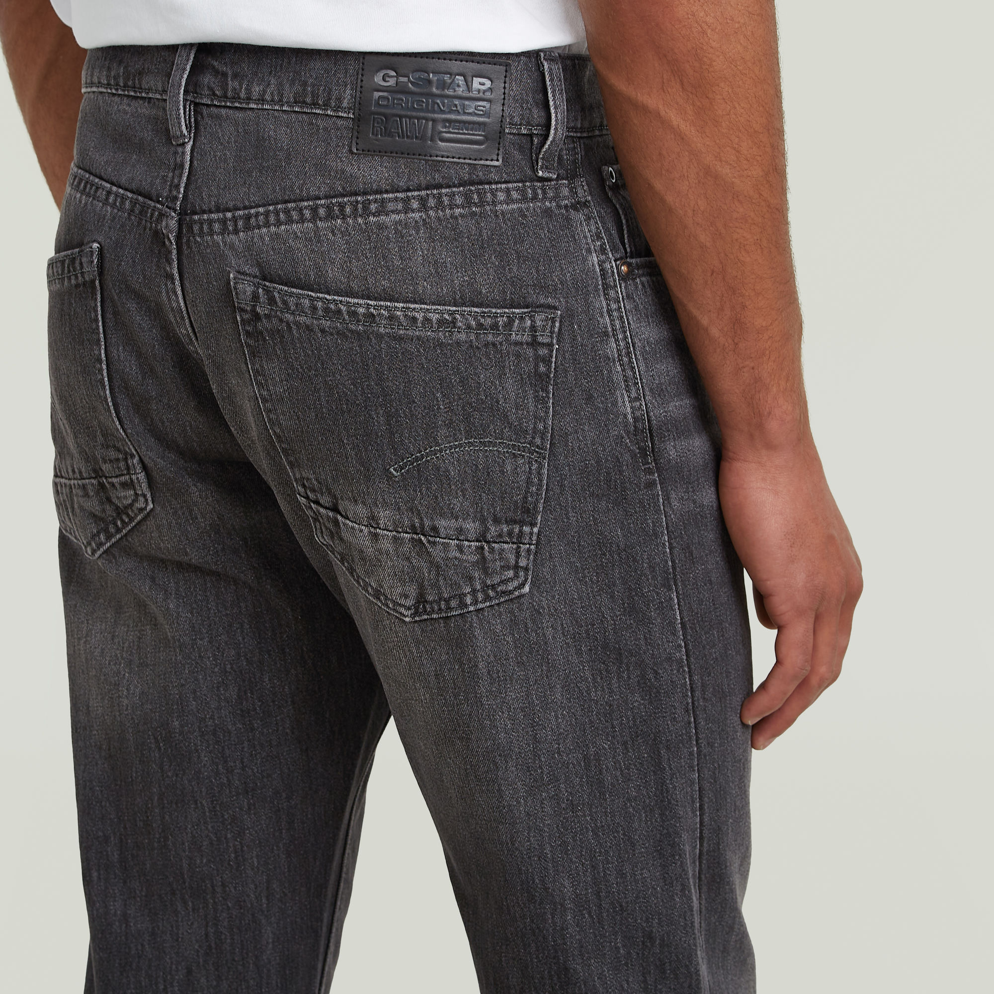 G-Star RAW Dakota Regular Straight Jeans Grijs Heren