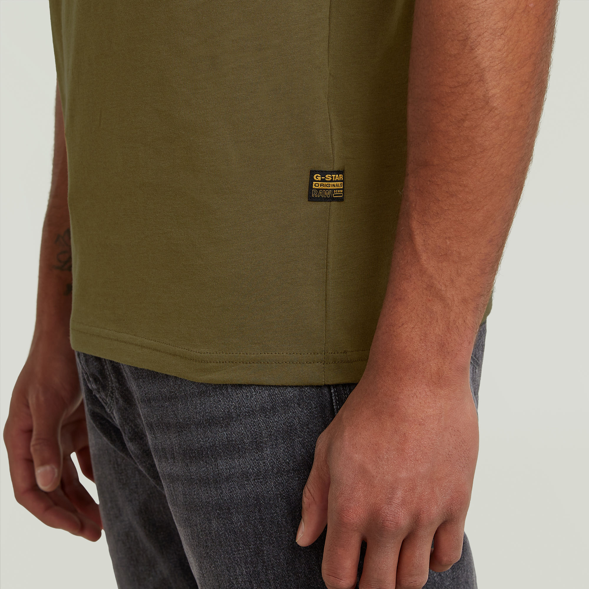 G-Star RAW Graw Slim T-Shirt Groen Heren