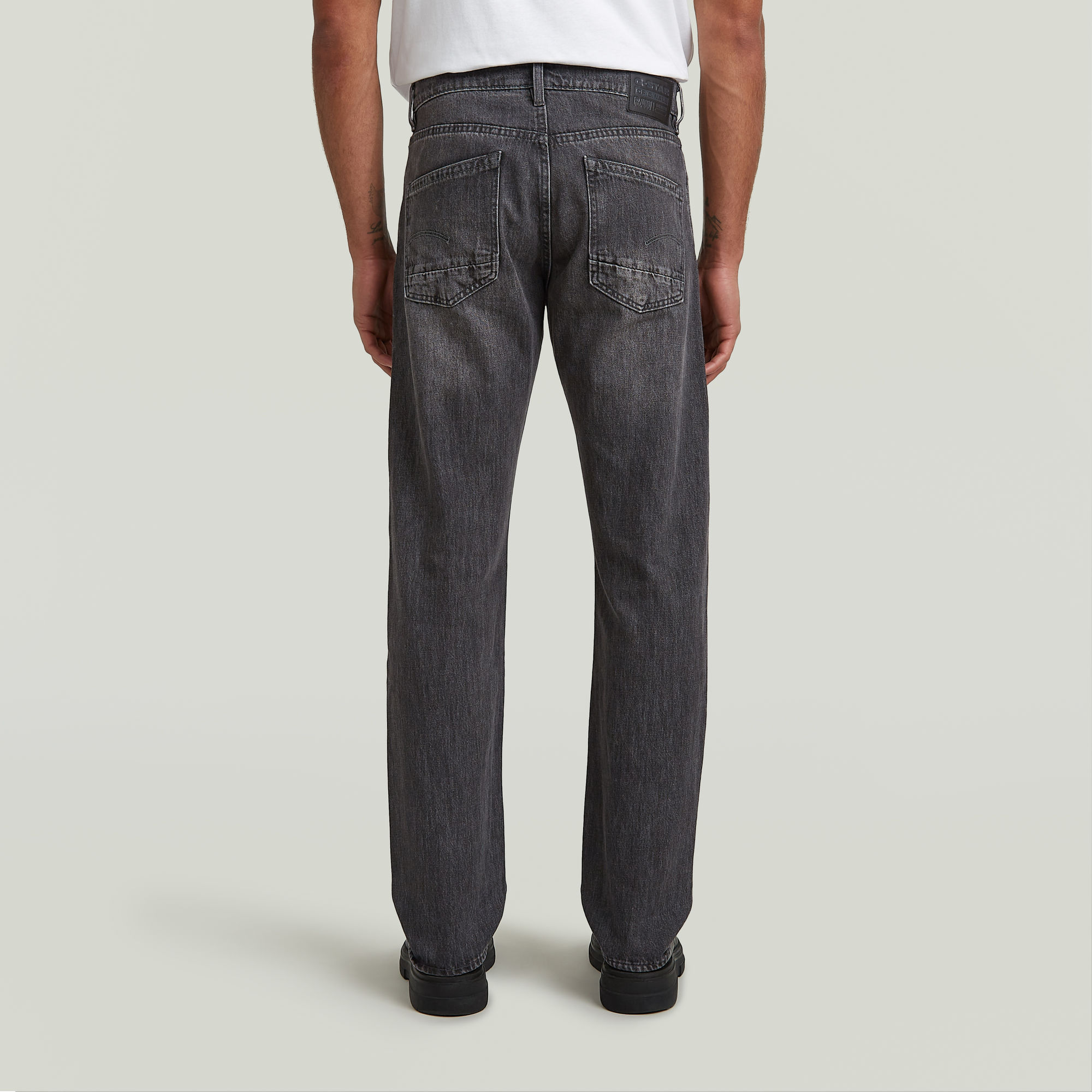G-Star RAW Dakota Regular Straight Jeans Grijs Heren