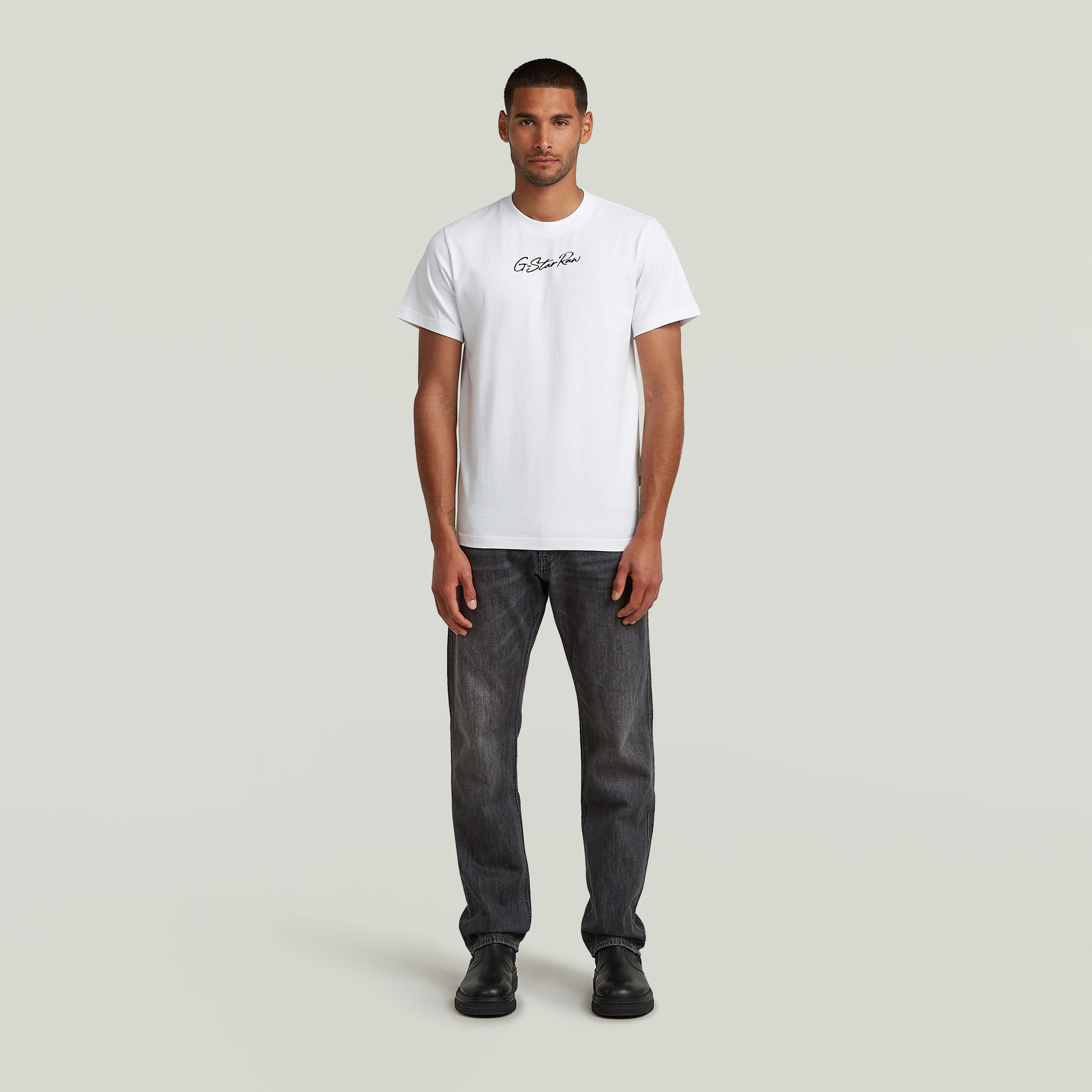 G-Star RAW Dakota Regular Straight Jeans Grijs Heren