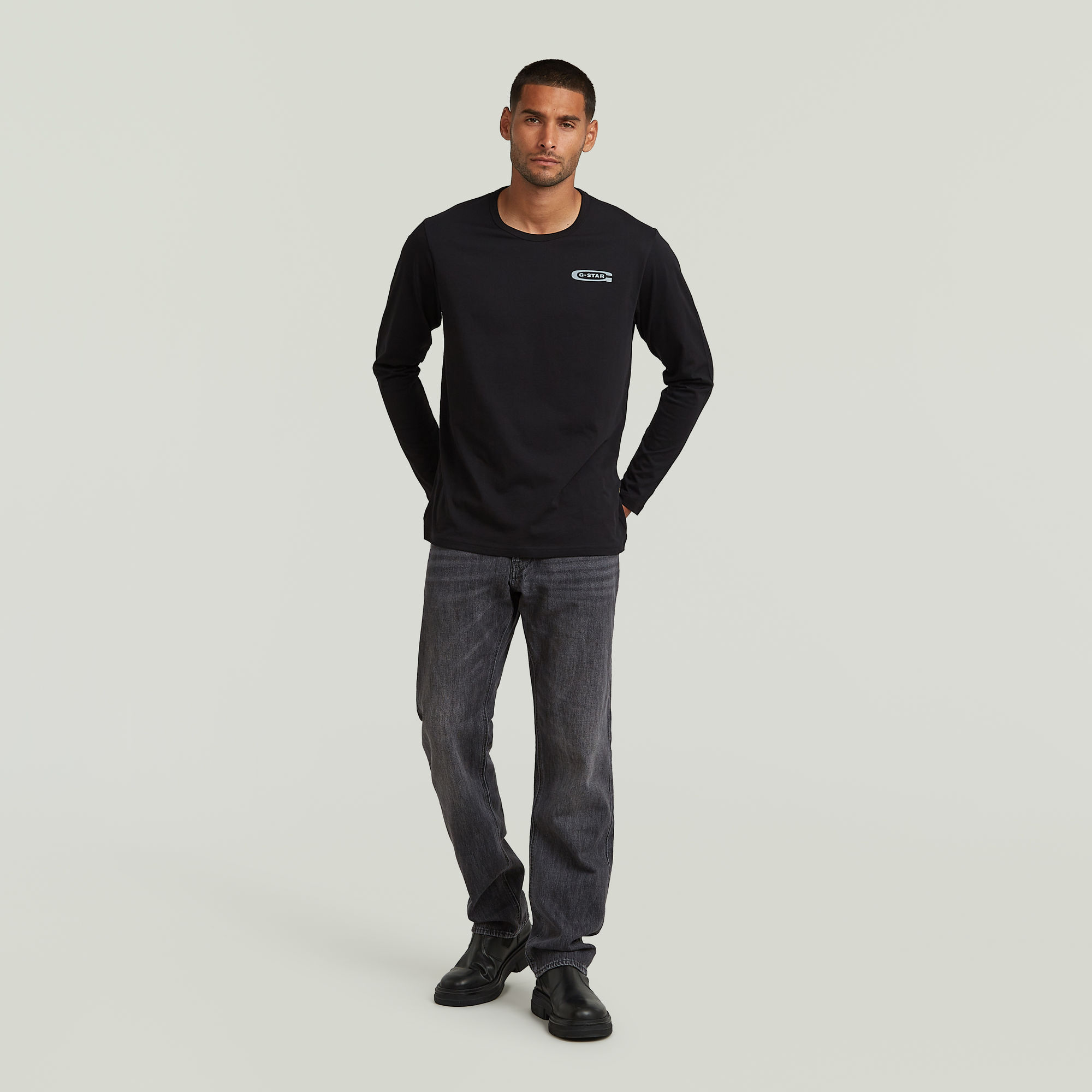 G-Star RAW Old Skool T-Shirt Zwart Heren