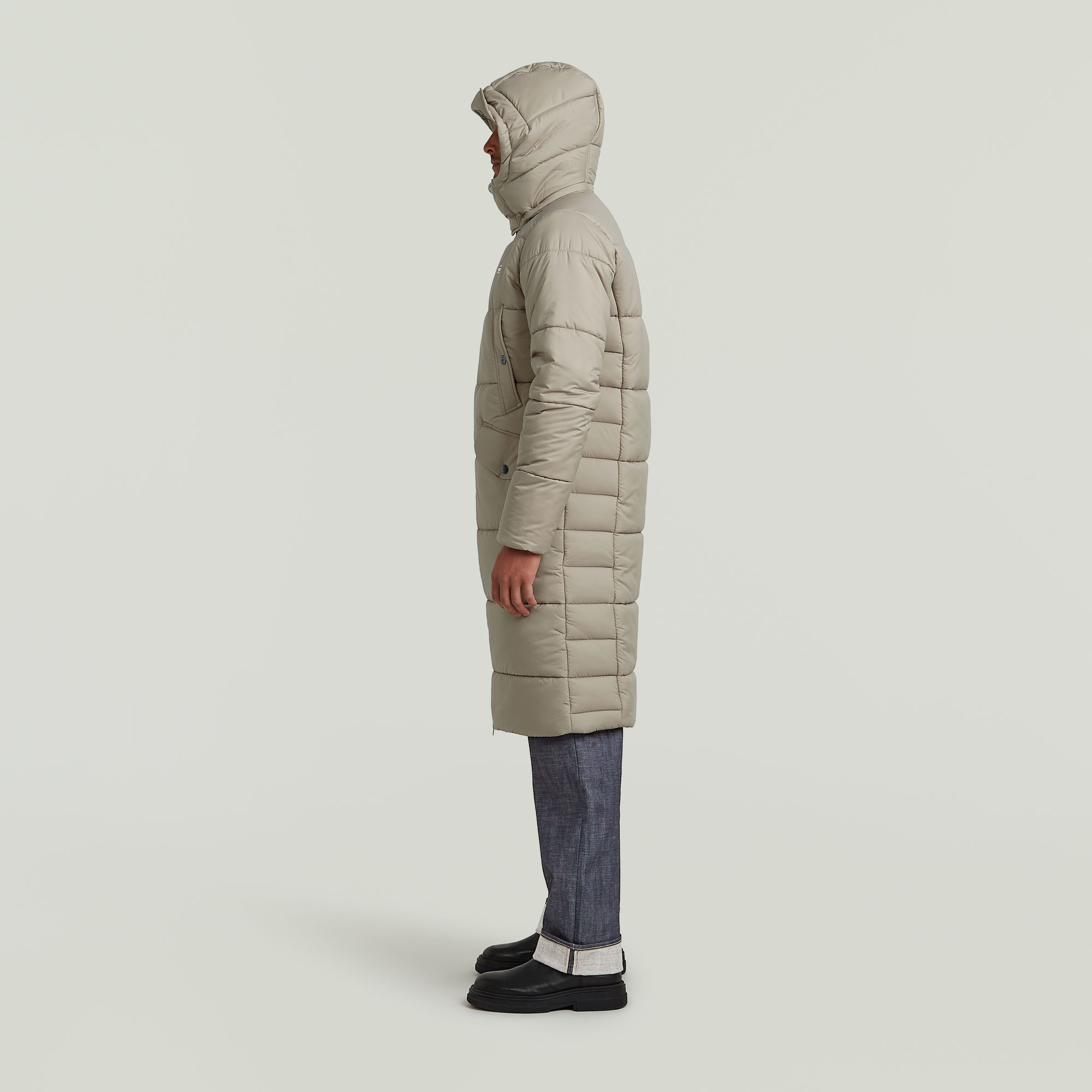 G-Star RAW Long Padded Winterjack Beige Heren