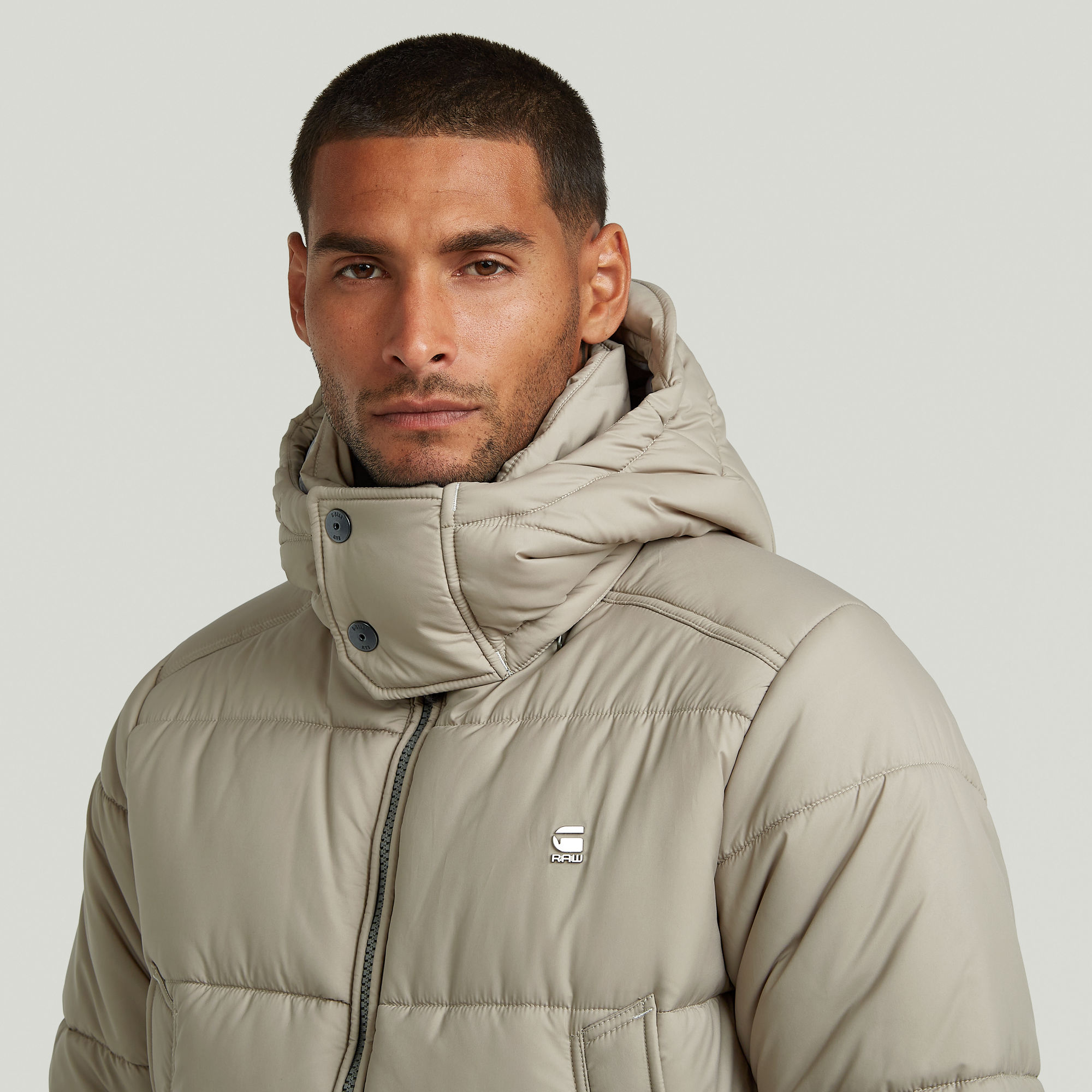 G-Star RAW Long Padded Winterjack Beige Heren