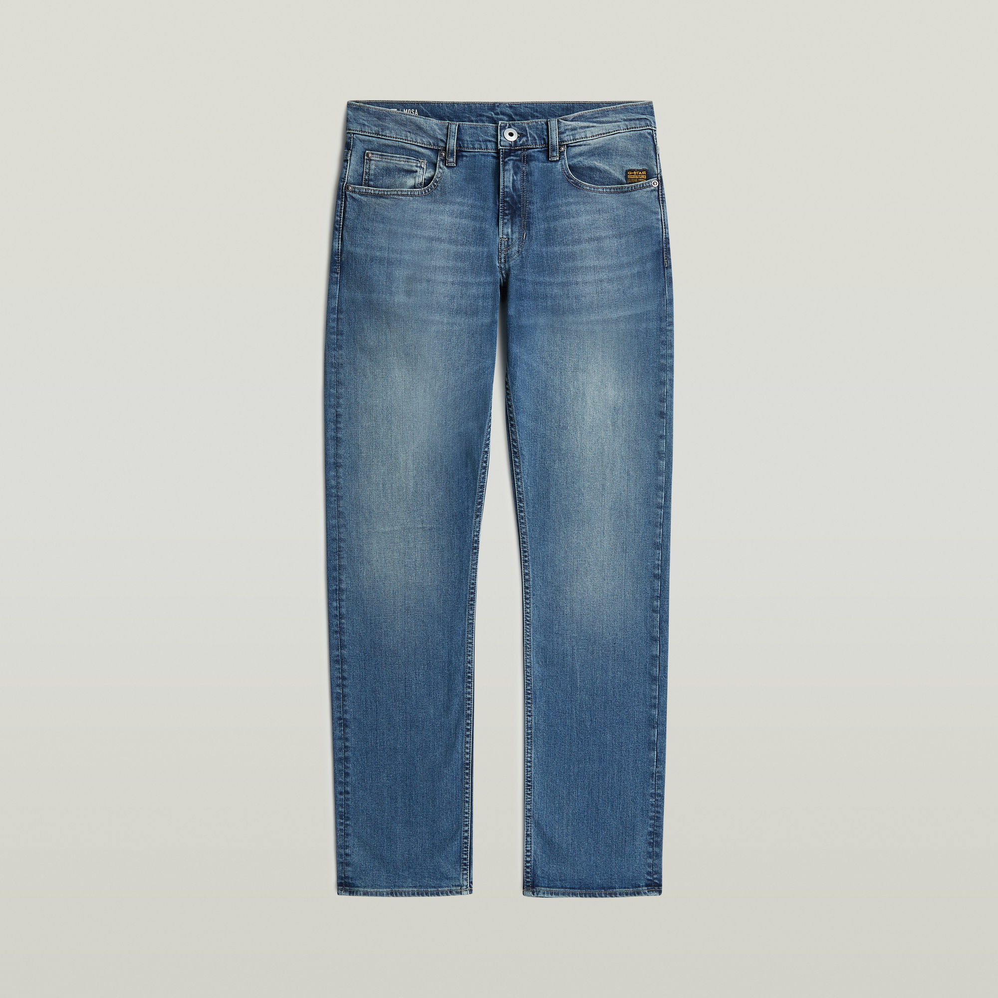G-Star RAW Mosa Straight Jeans Midden blauw Heren