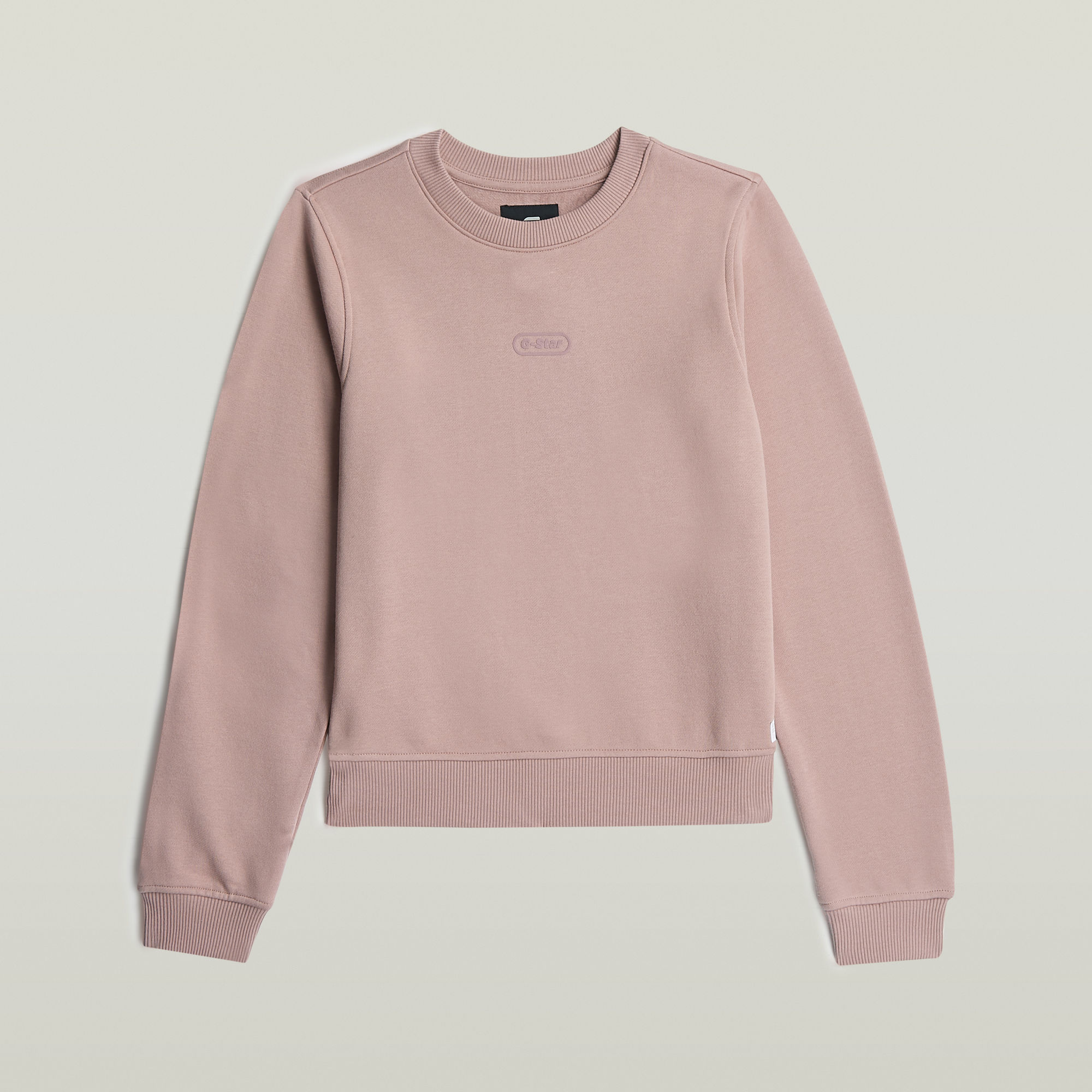 G-Star RAW Center Chest Logo Crew Sweater Roze Dames
