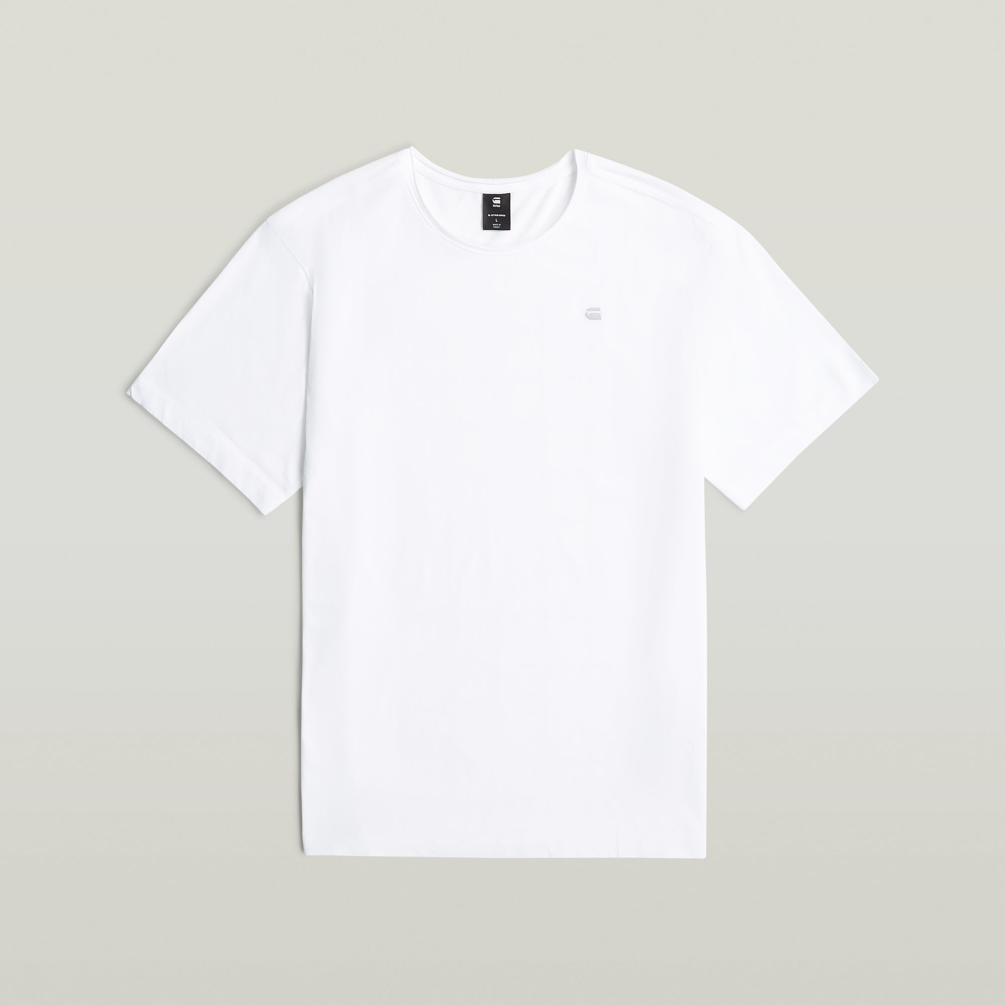 

Essential Raw Neck T-Shirt - White - Men