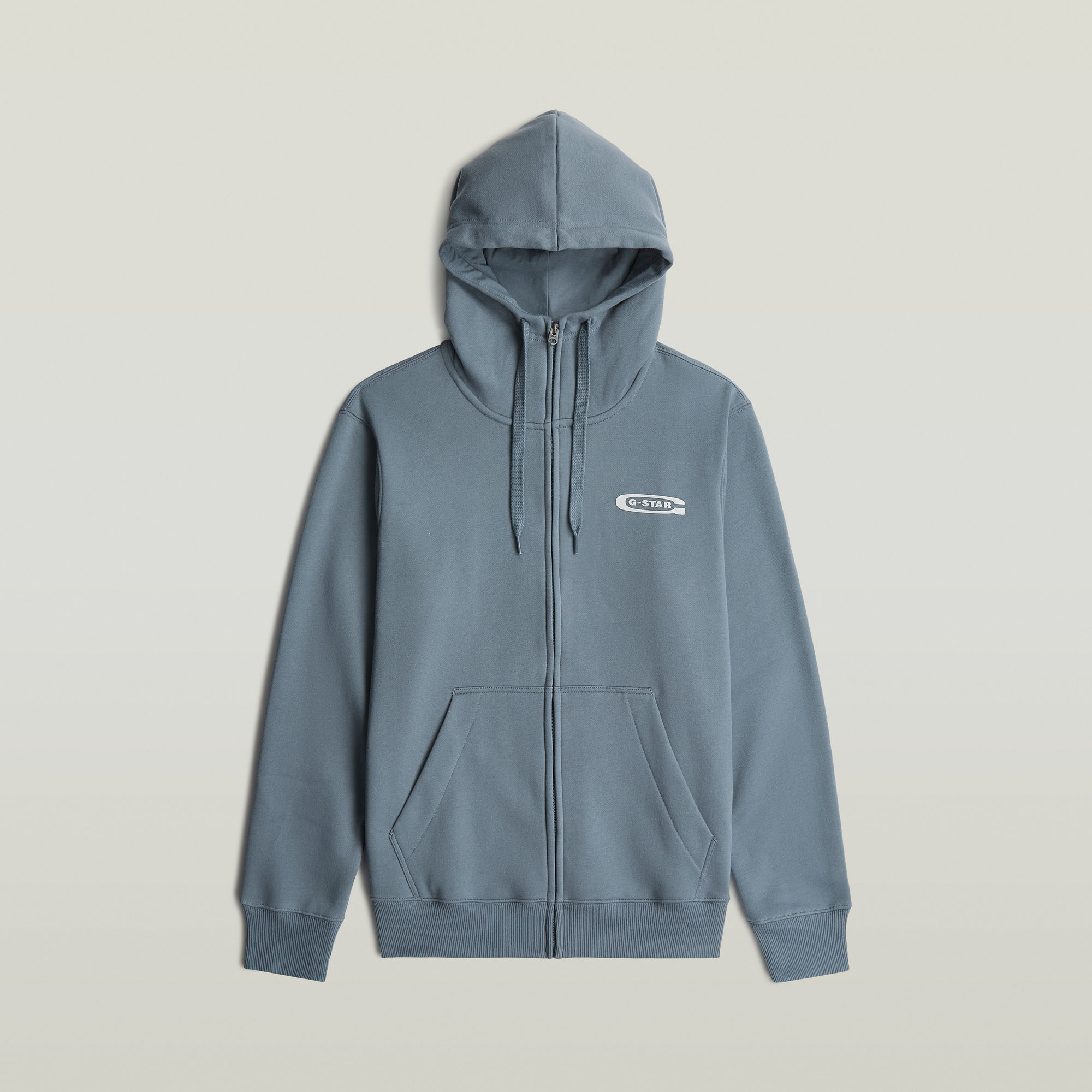 G-Star RAW Old Skool Zip Hoodie Grijs Heren