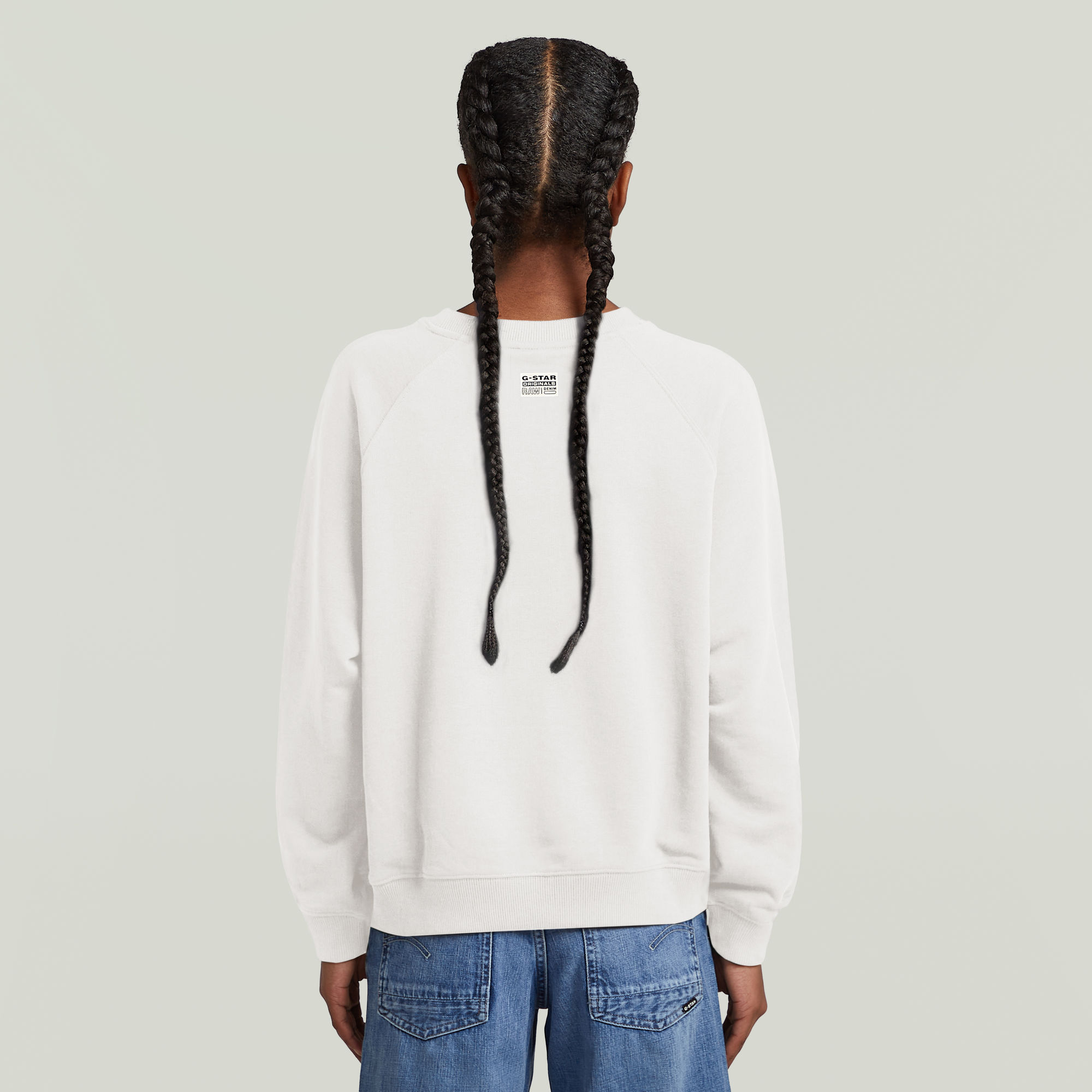 G-Star RAW Loose Sweater Meisjes Wit meisjes