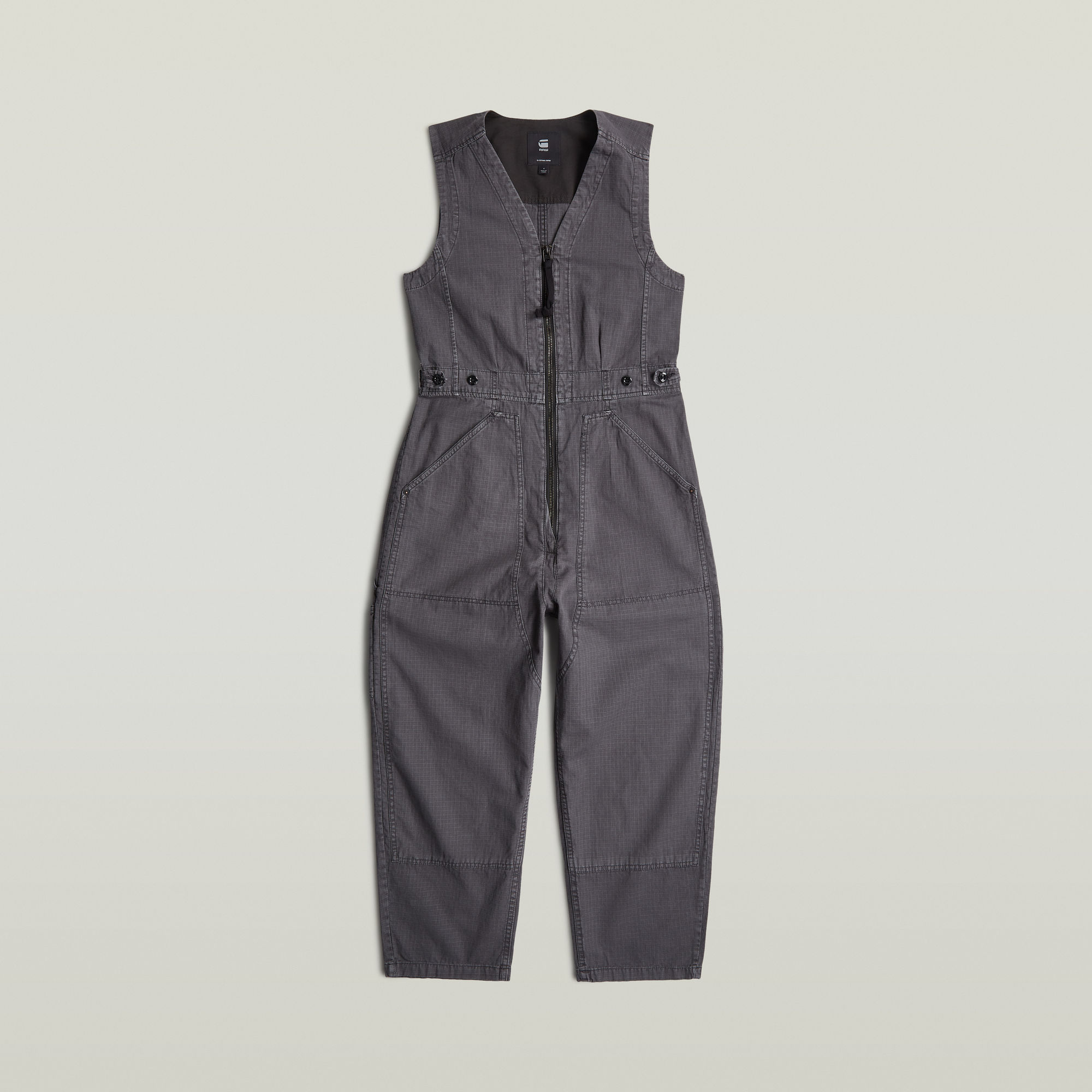 

Relaxed Jumpsuit - Grey - Women