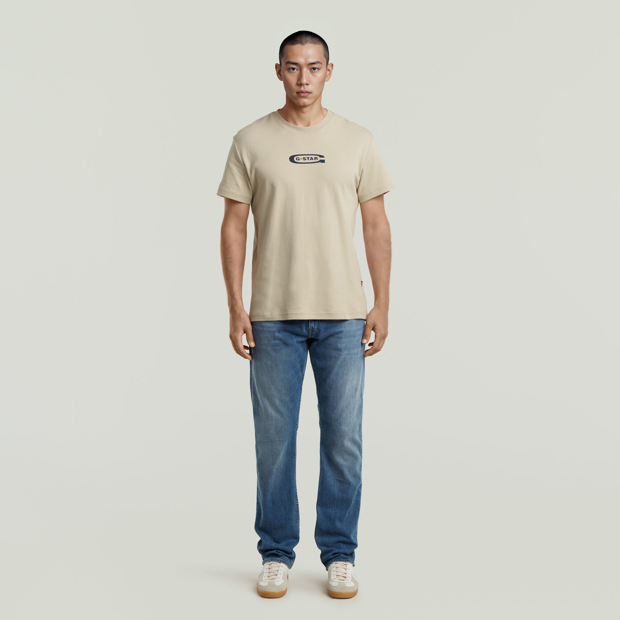 G-Star RAW Mosa Straight Jeans Midden blauw Heren