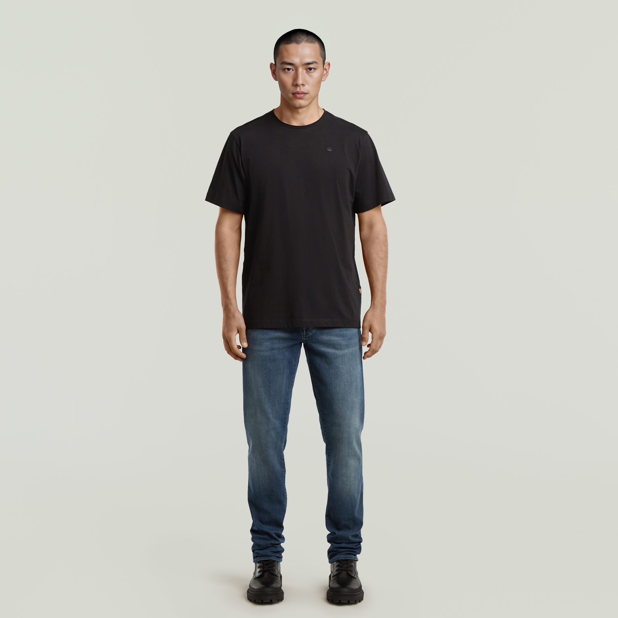 G-Star RAW 3301 Straight Jeans Donkerblauw Heren