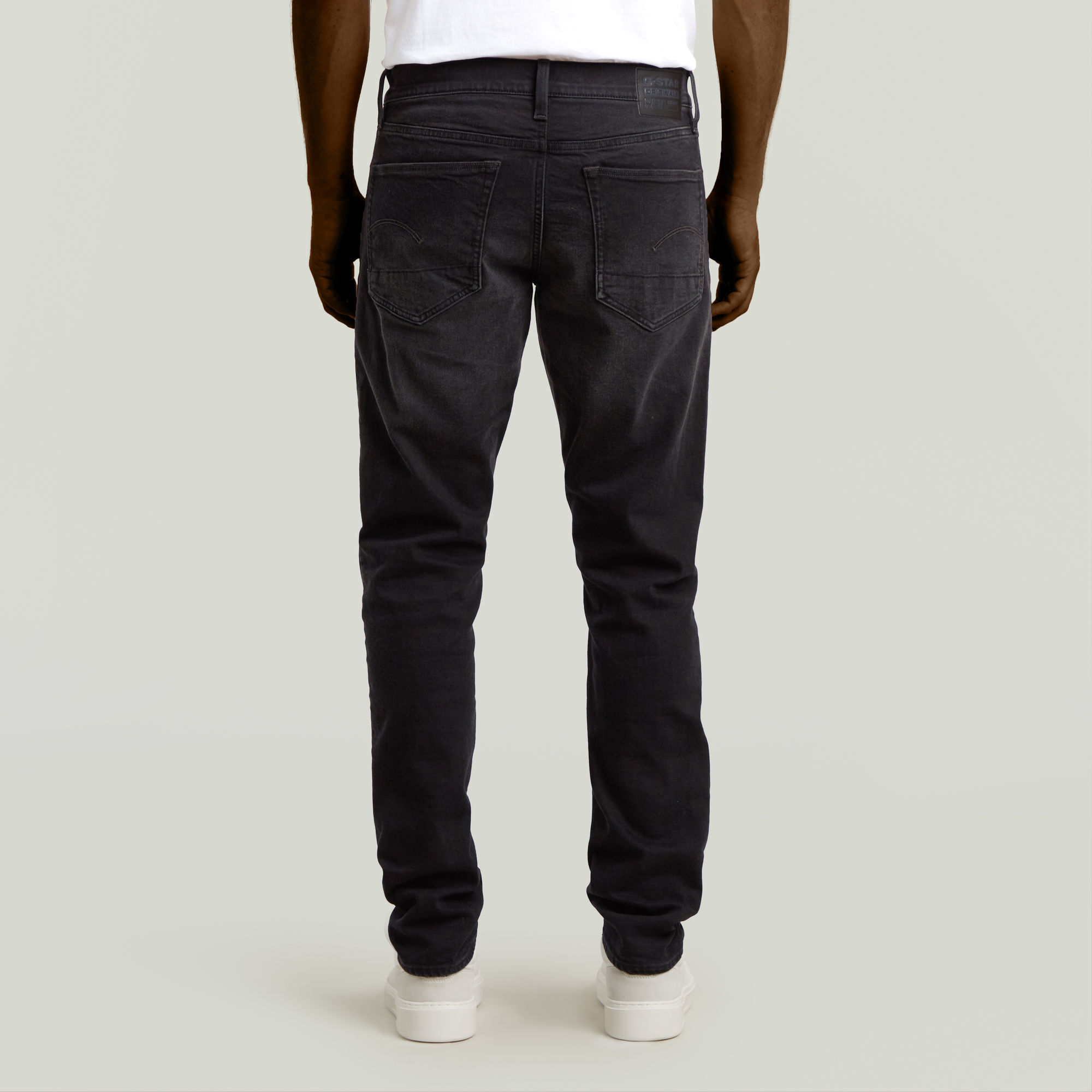 G-Star RAW 3301 Regular Tapered Jeans Zwart Heren
