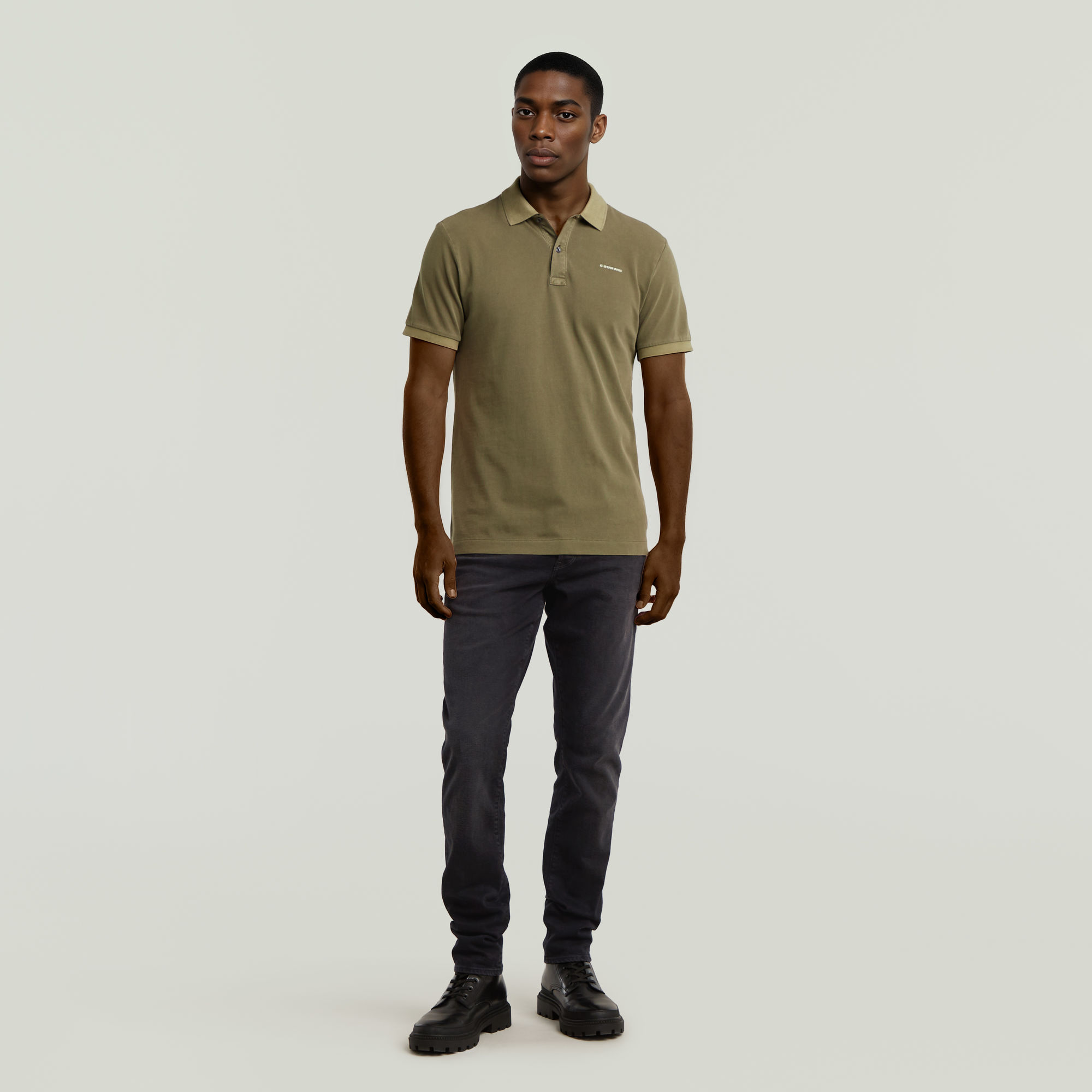 G-Star RAW Oluv Slim Polo Groen Heren
