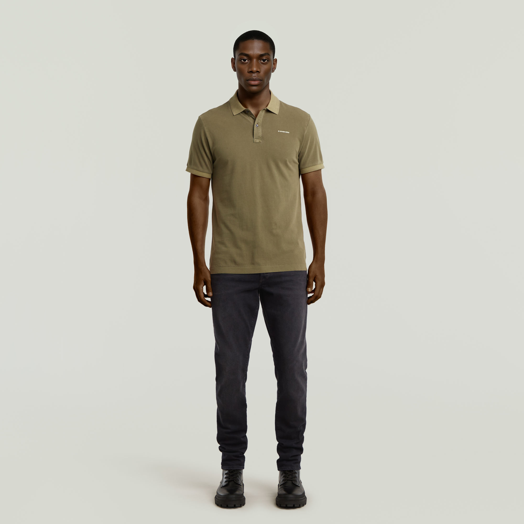 G-Star RAW Oluv Slim Polo Groen Heren