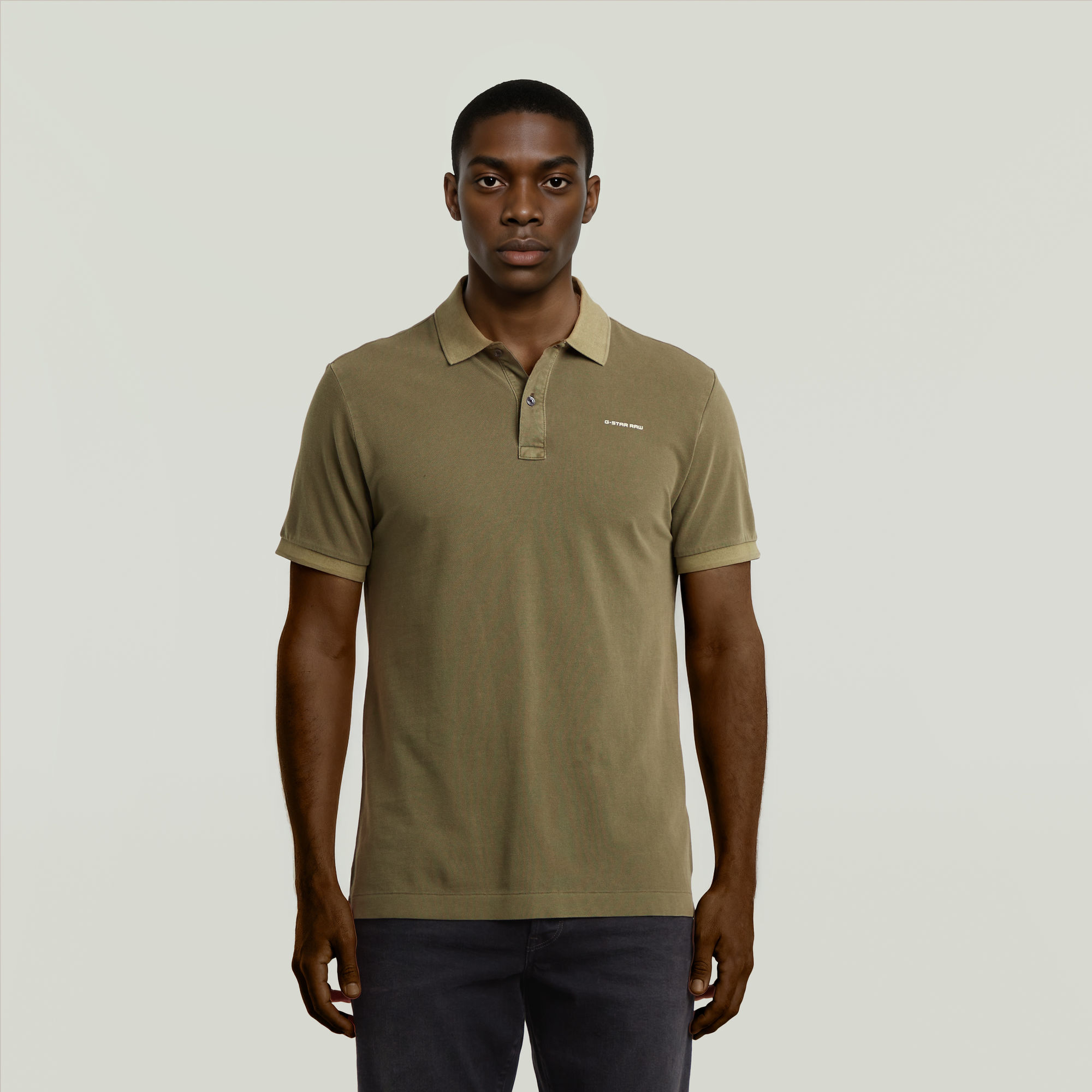 G-Star RAW Oluv Slim Polo Groen Heren