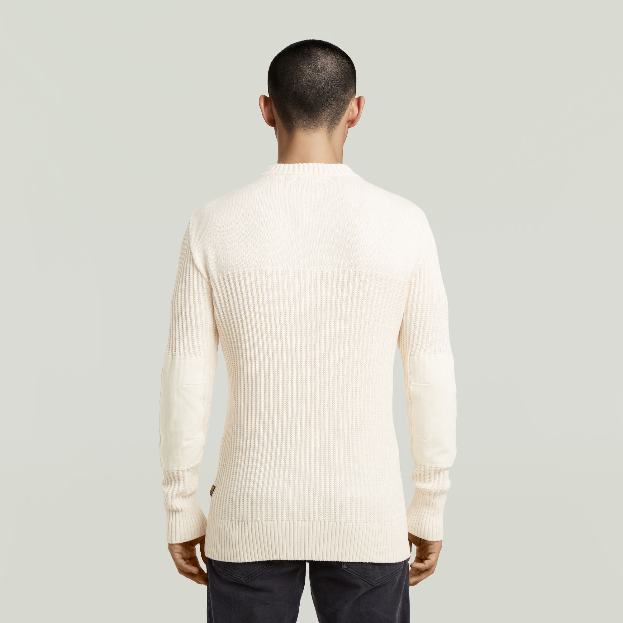 G-Star RAW Army Ribbed Gebreide Trui Beige Heren