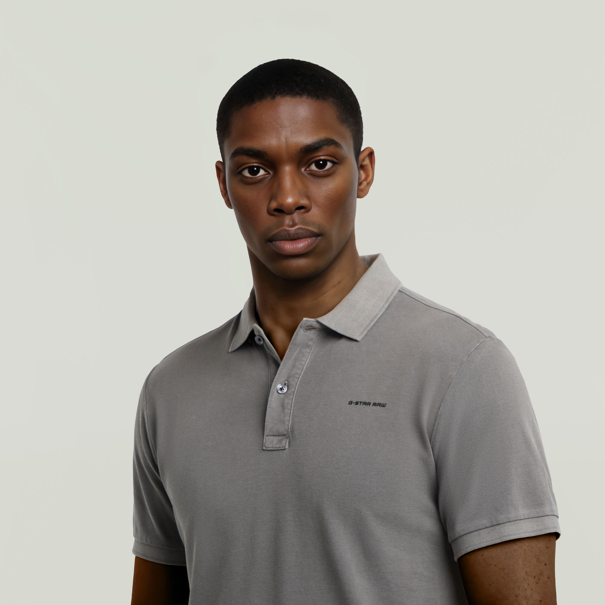 G-Star RAW Oluv Slim Polo Grijs Heren