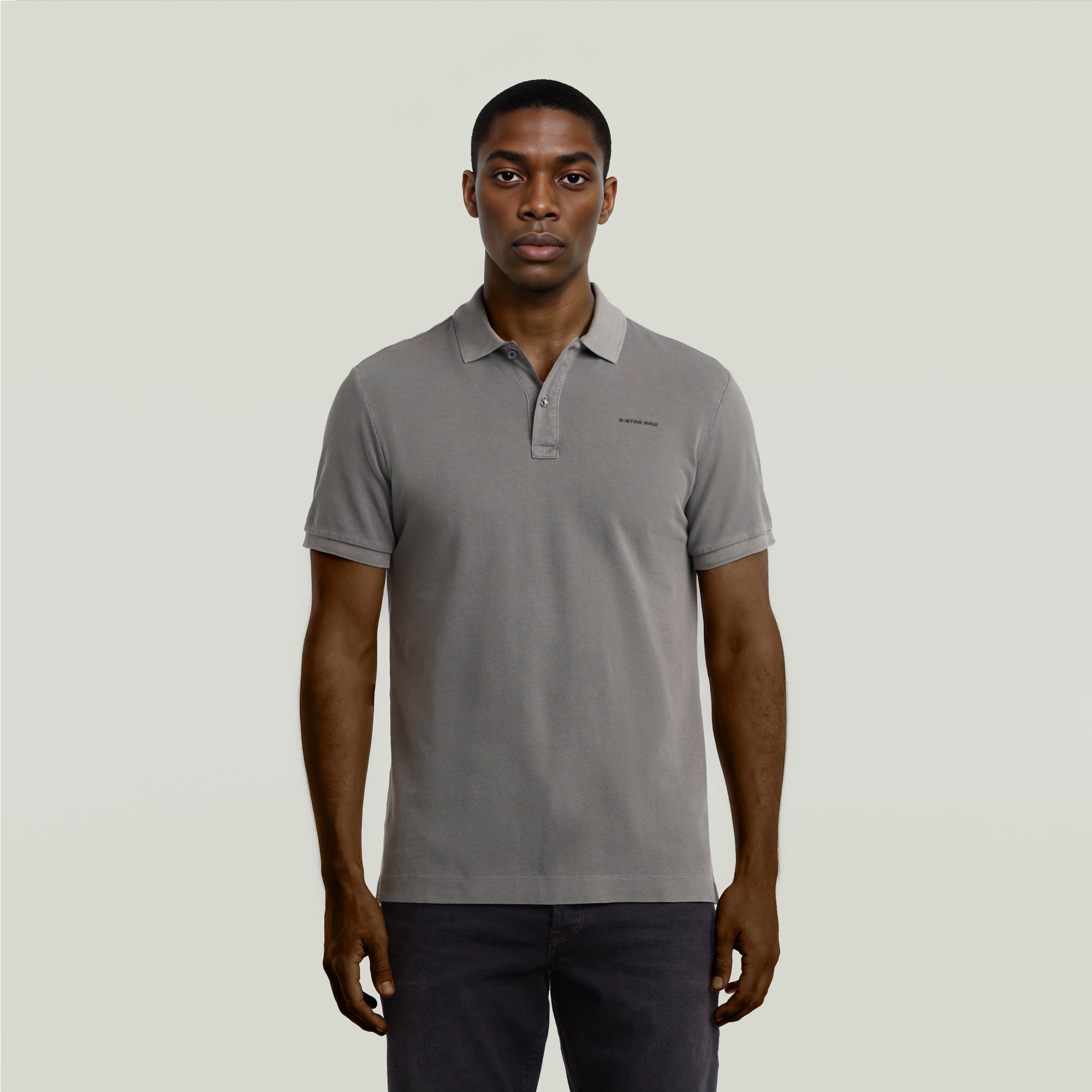 G-Star RAW Oluv Slim Polo Grijs Heren