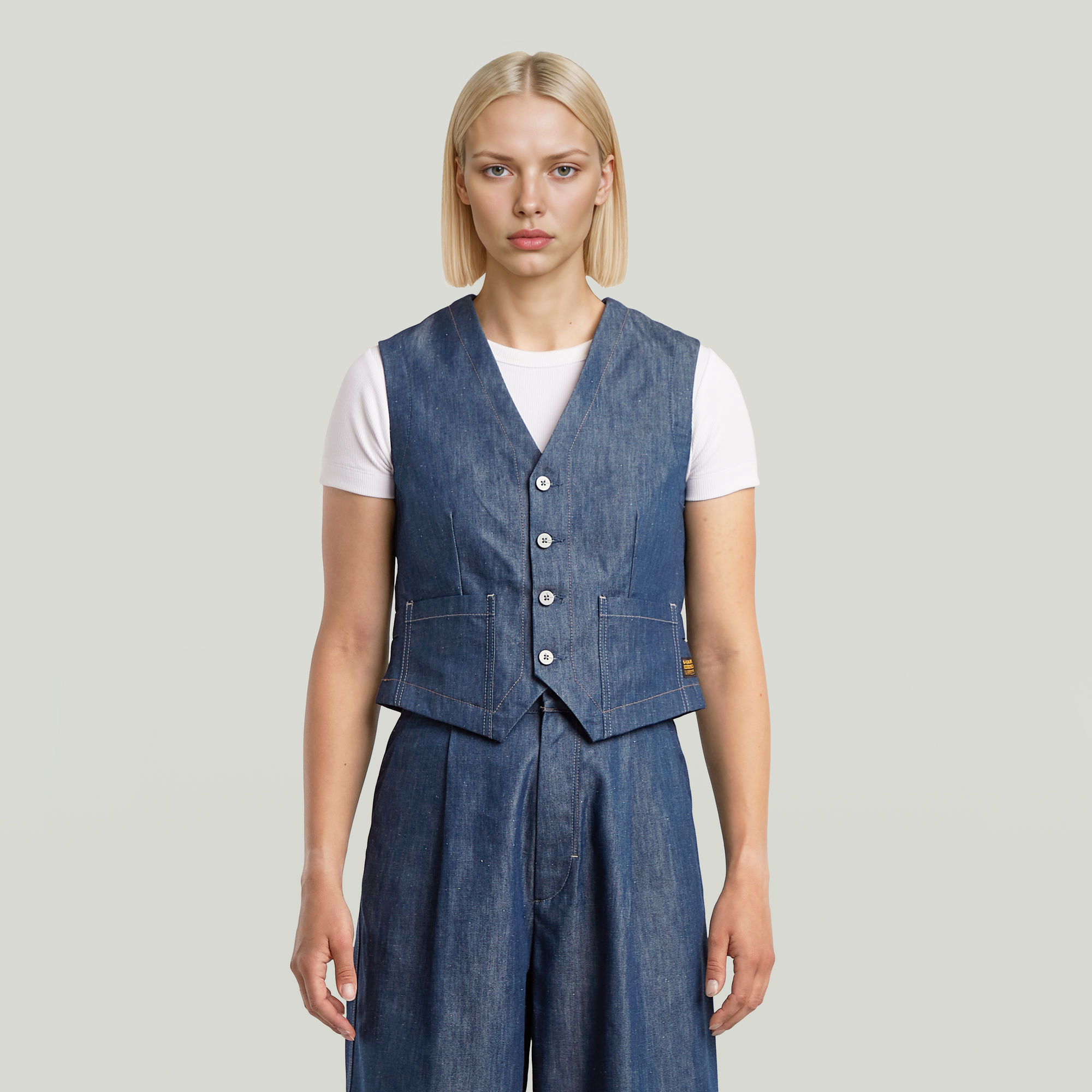 

Summer Vest - Dark blue - Women